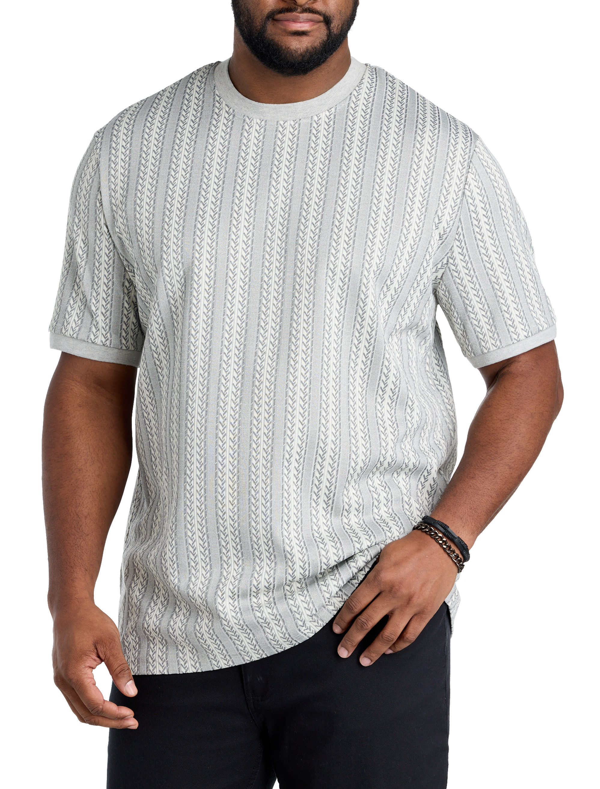Striped Crewneck T-Shirt