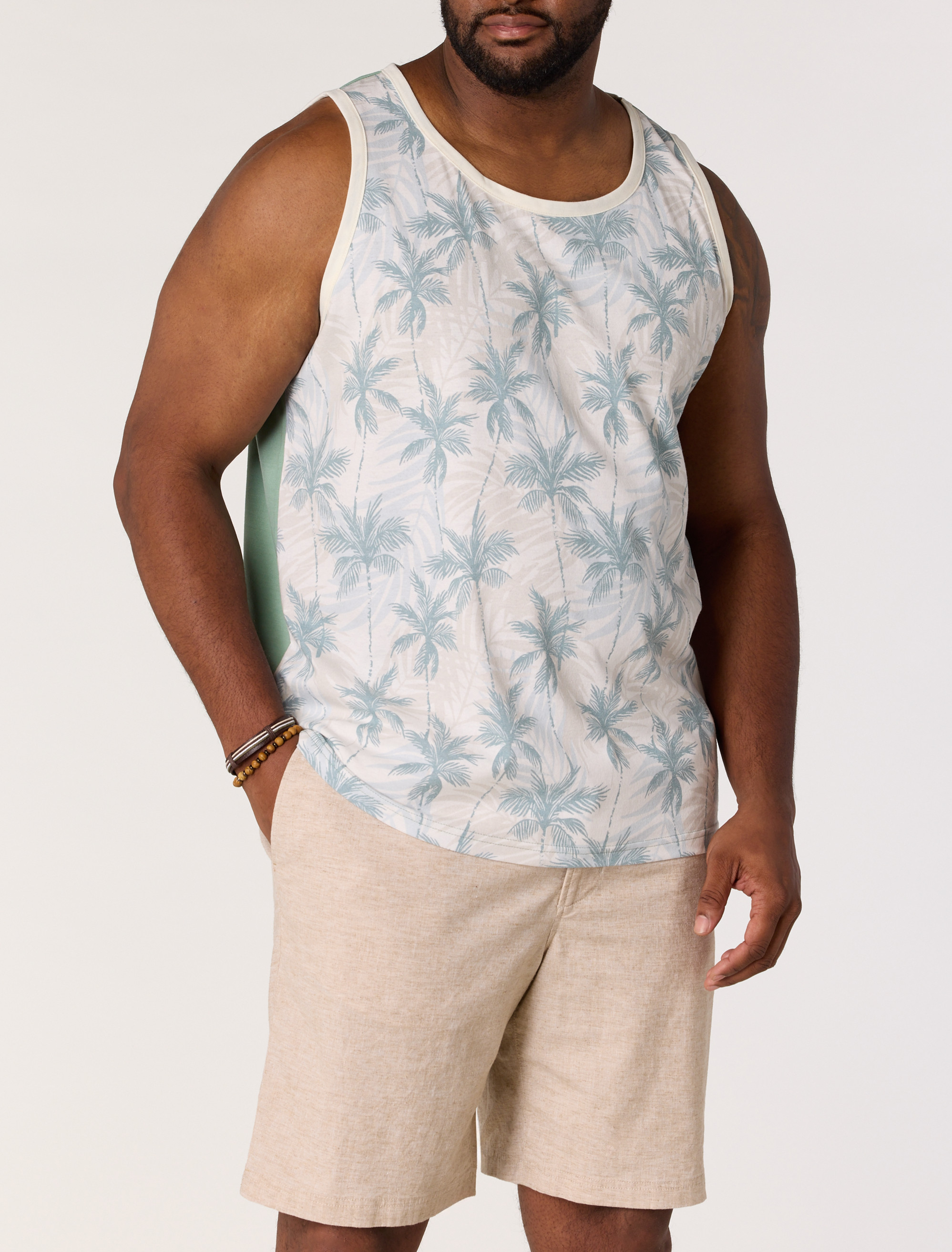Palm Tree Sleeveless T-Shirt