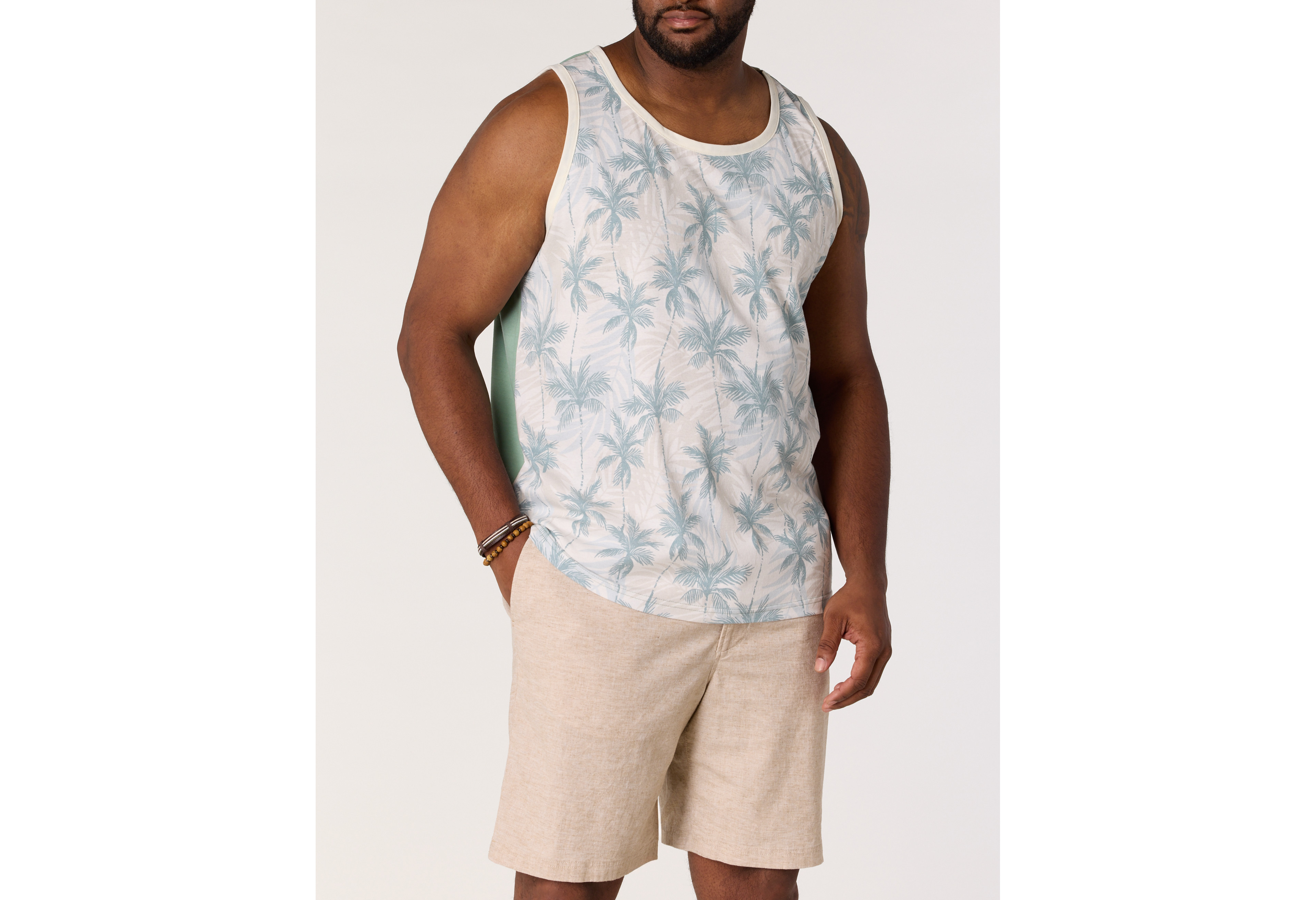Palm Tree Sleeveless T-Shirt
