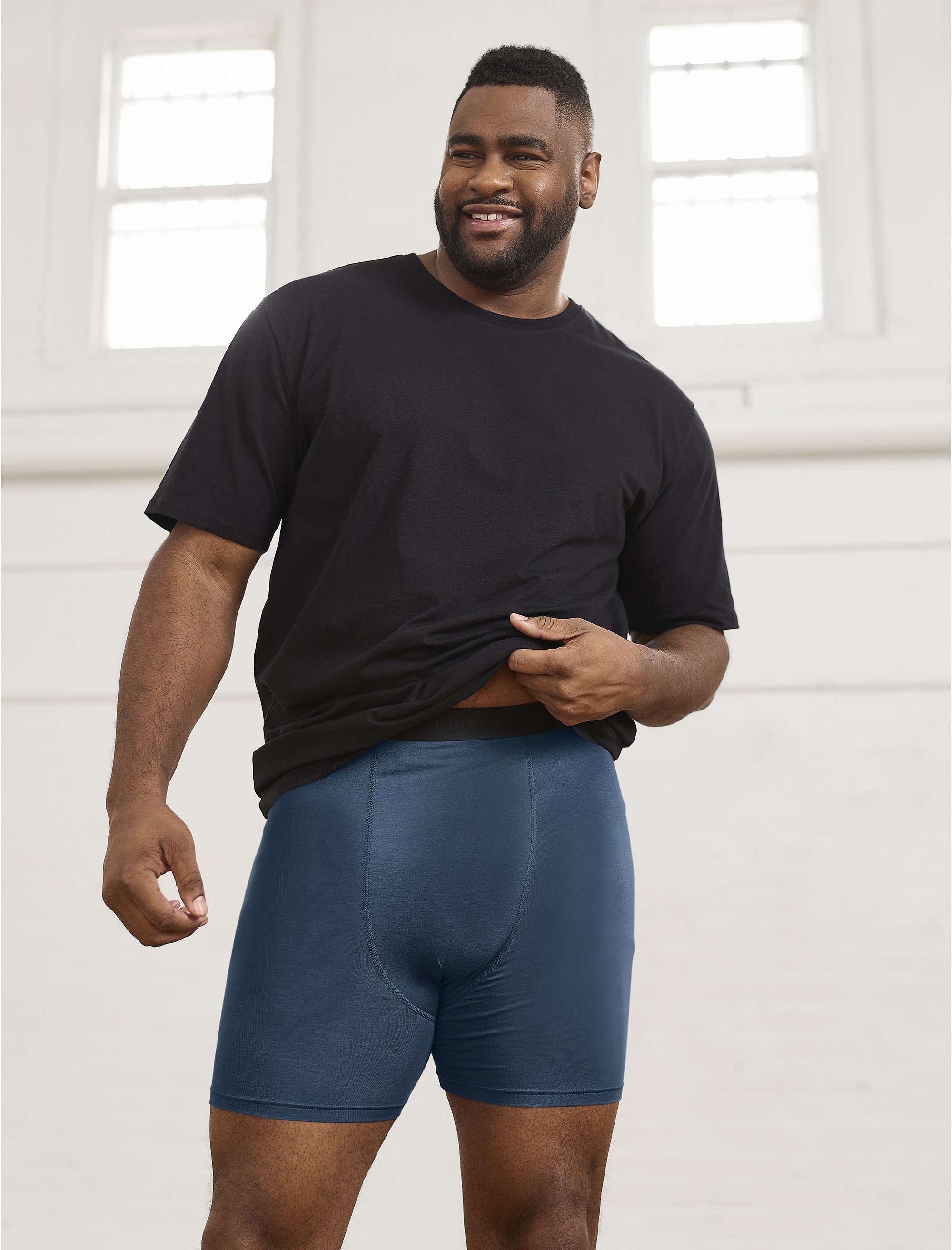 Modal 4 Inch Stretch Boxer Briefs - thumbnail 2