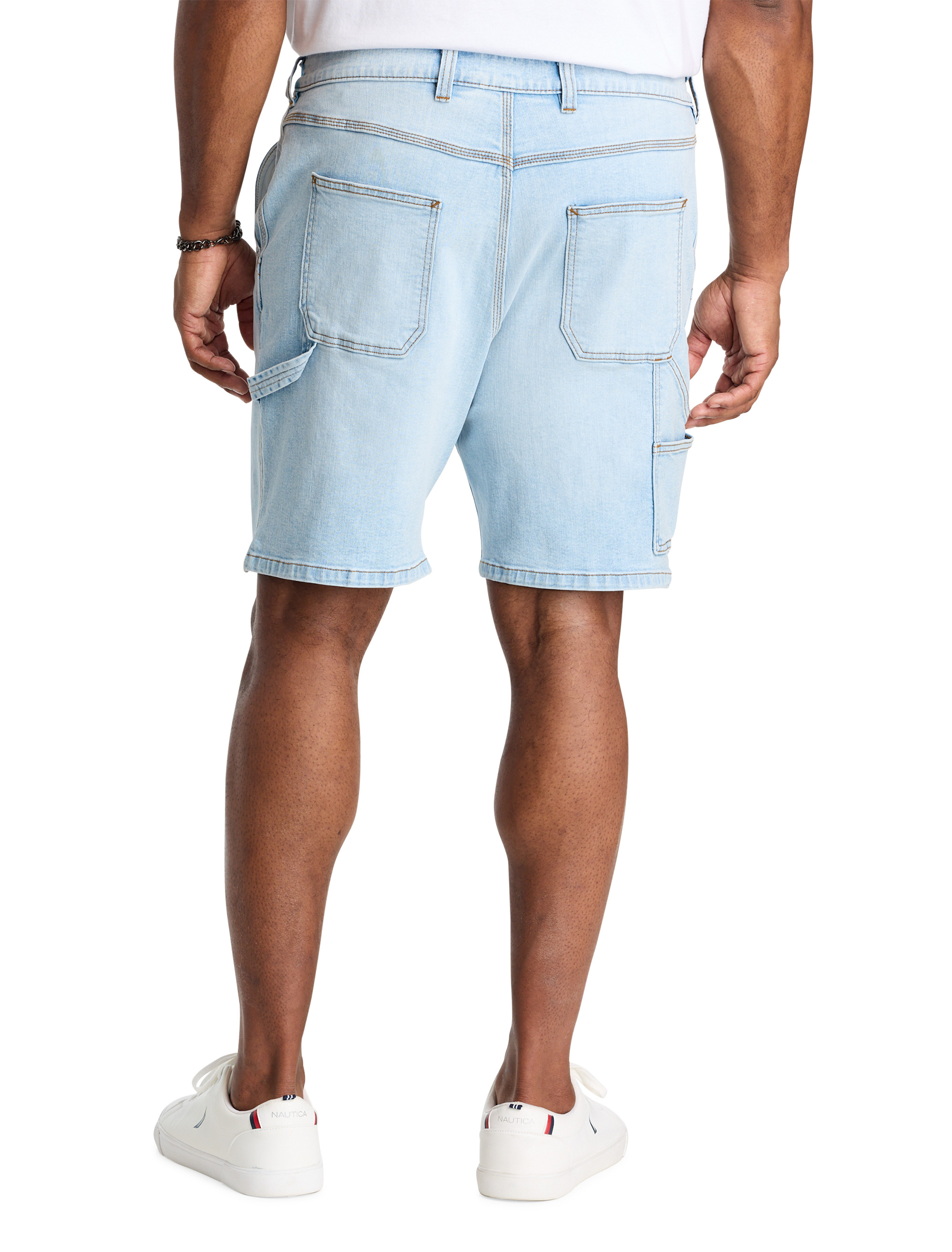 Relaxed-Fit Carpenter Denim Shorts