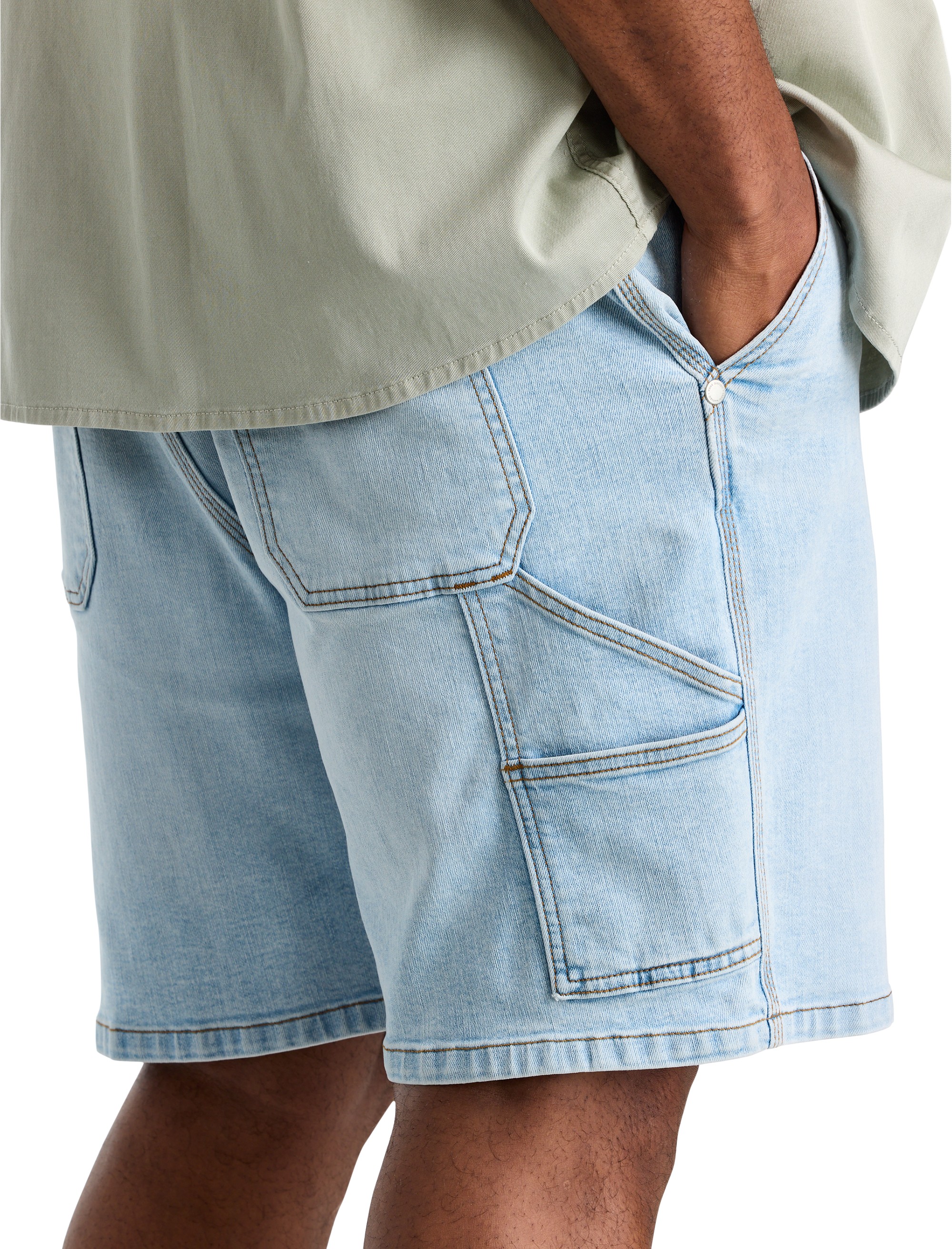 Relaxed-Fit Carpenter Denim Shorts - thumbnail 4