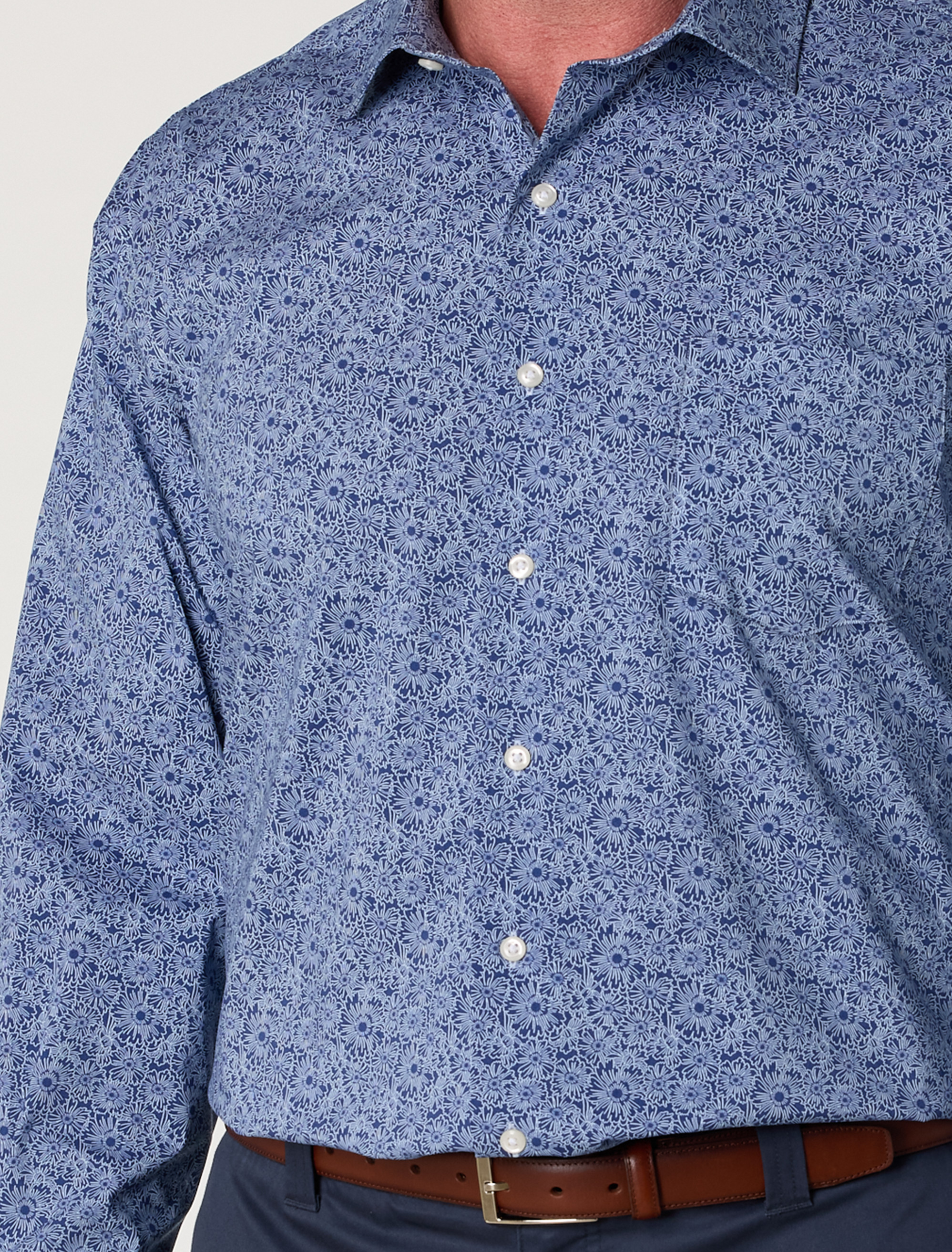 Exploded Sunflower Dress Shirt