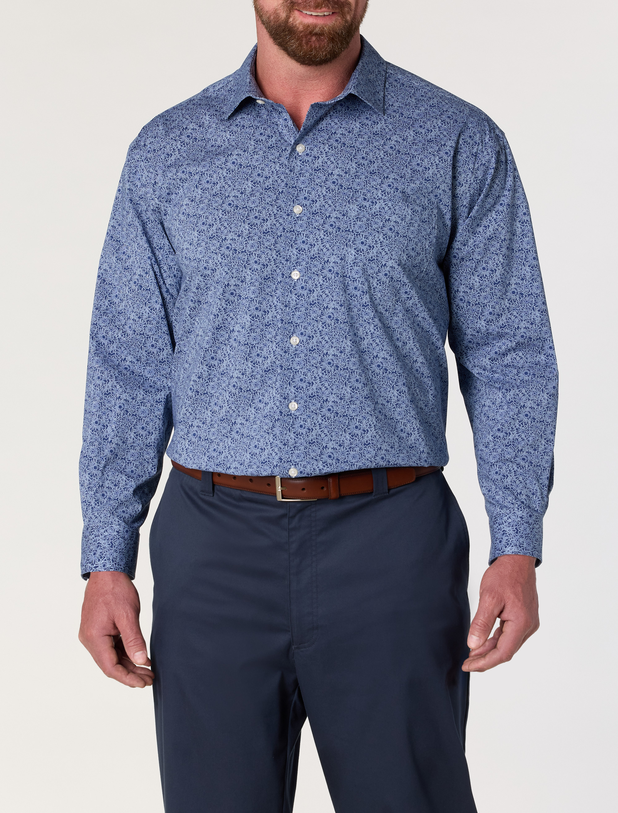 Exploded Sunflower Dress Shirt
