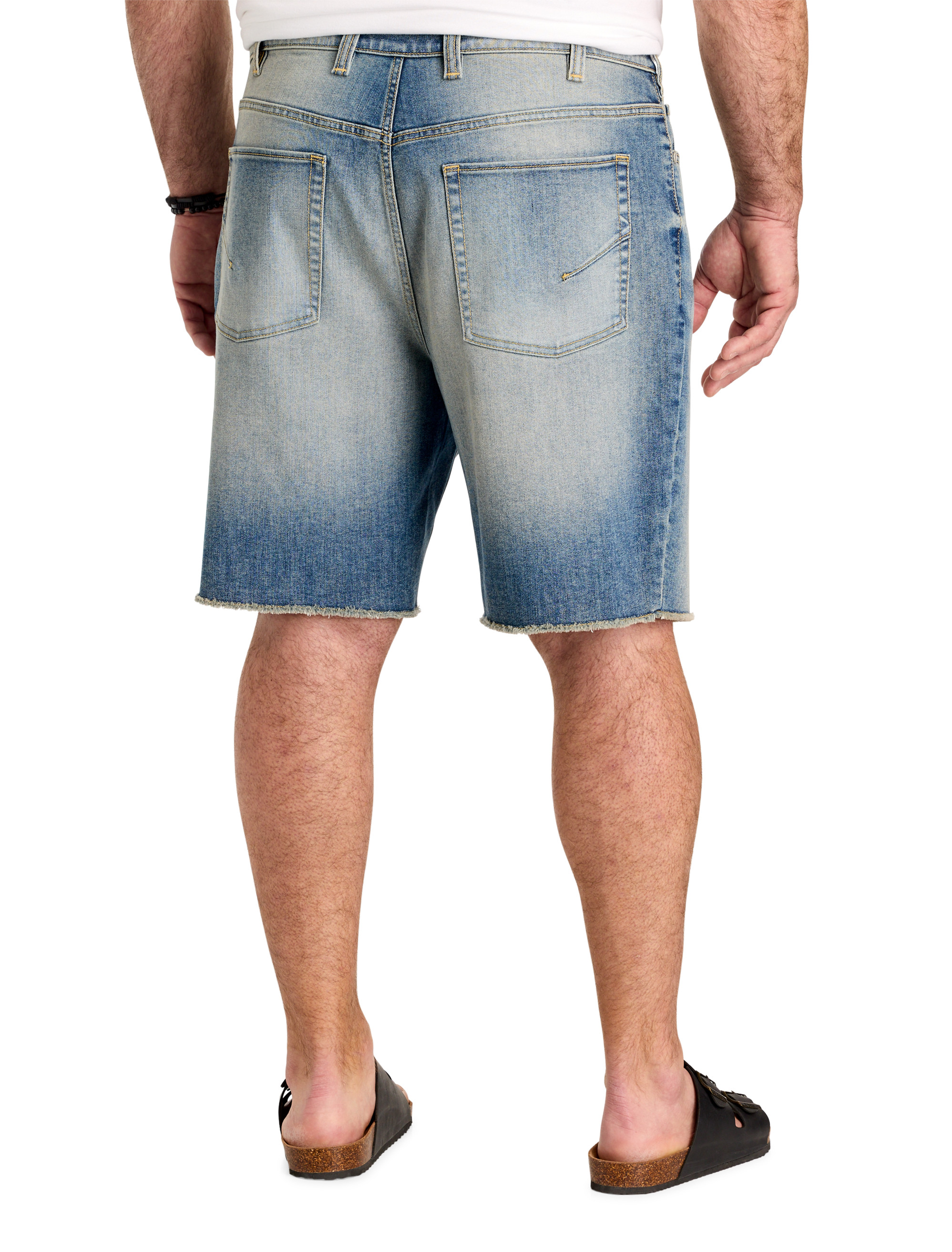 Distressed Denim Shorts