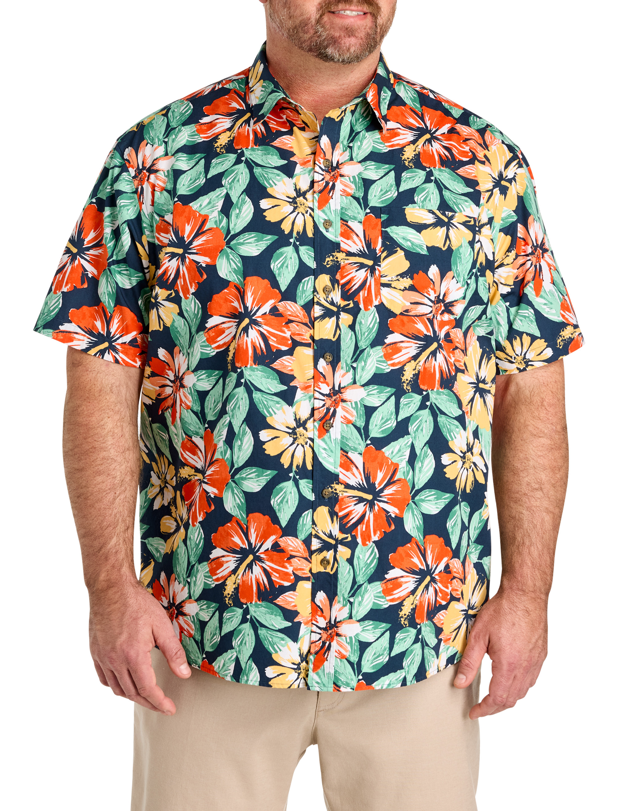Large Floral Sport Shirt