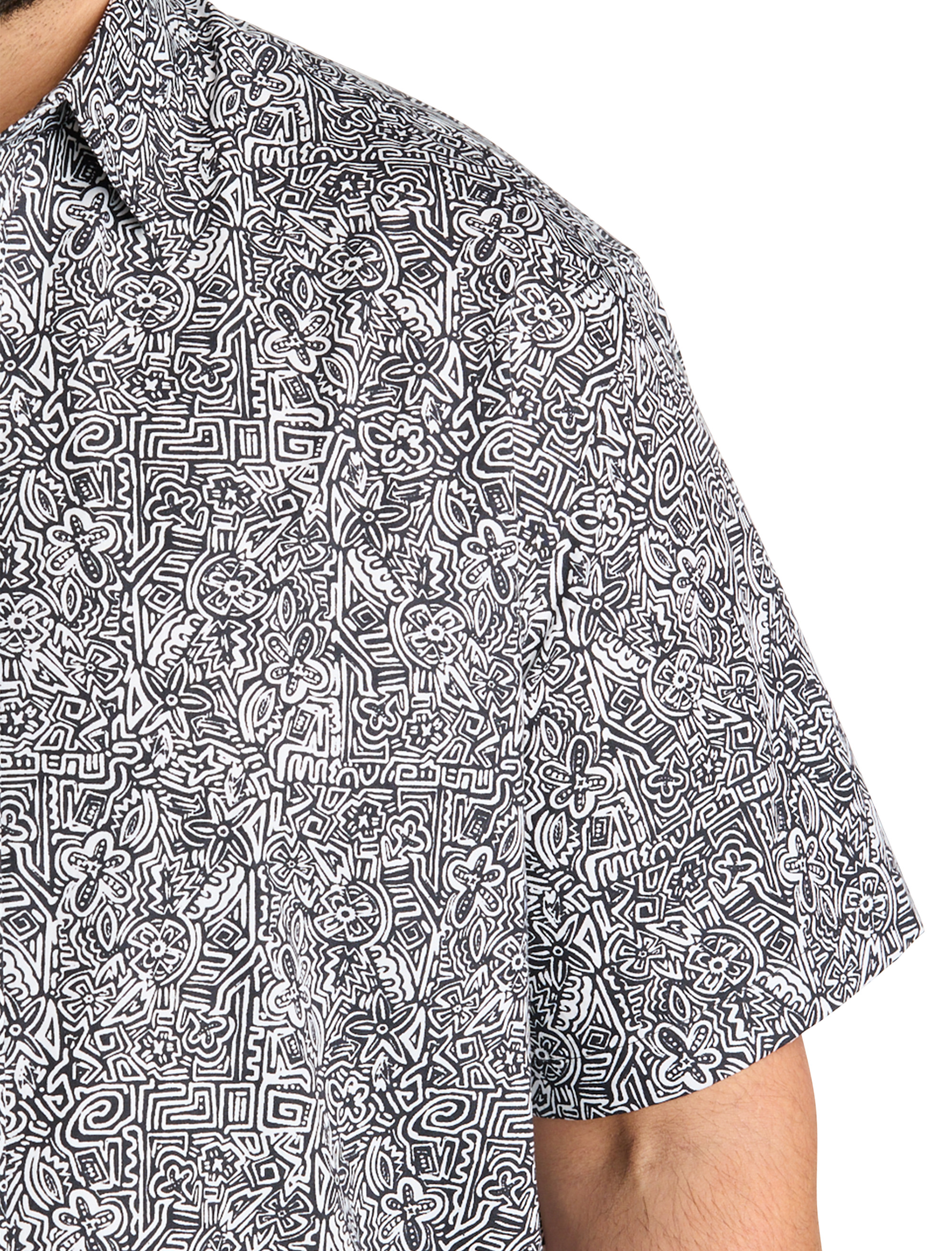 Tribal Print Sport Shirt