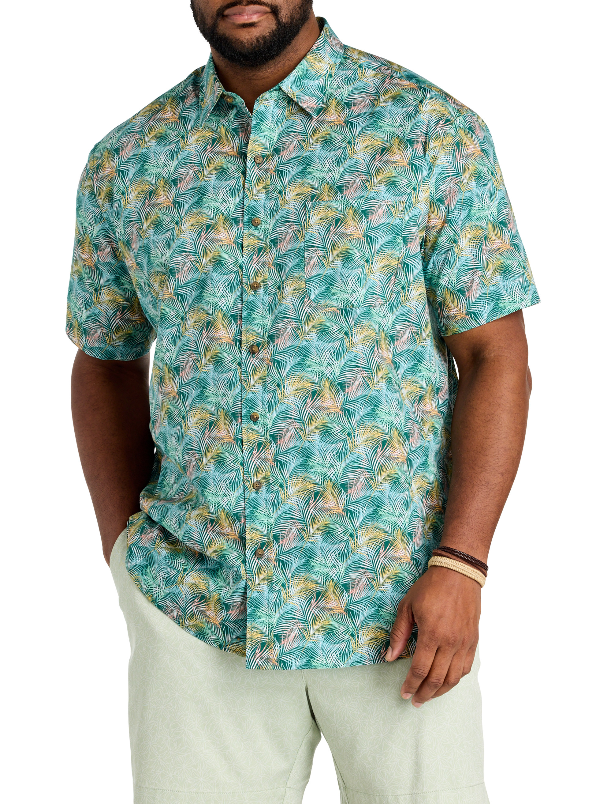 Palm Leaf Sport Shirt