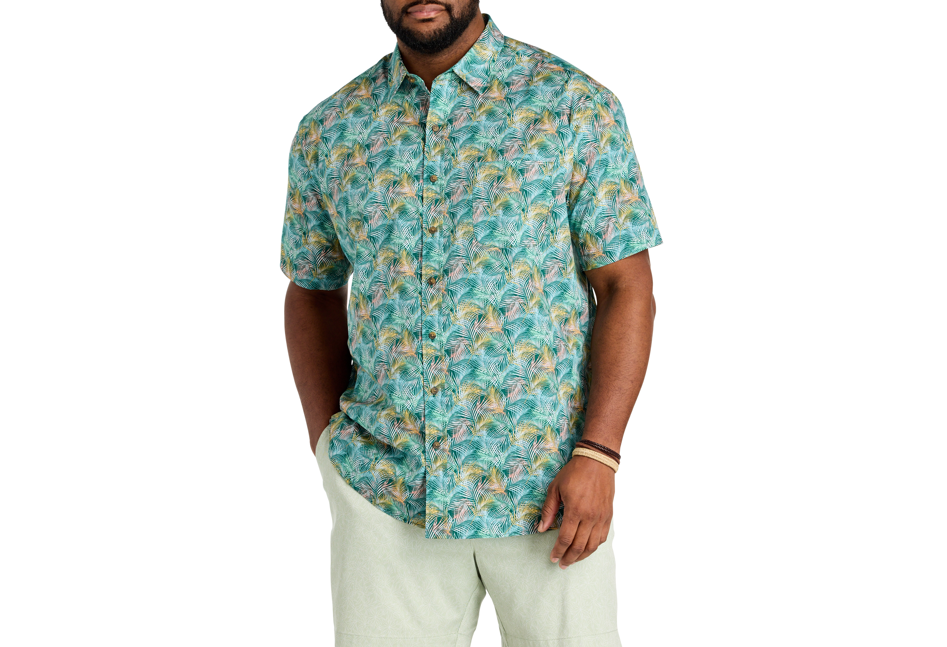 Palm Leaf Sport Shirt