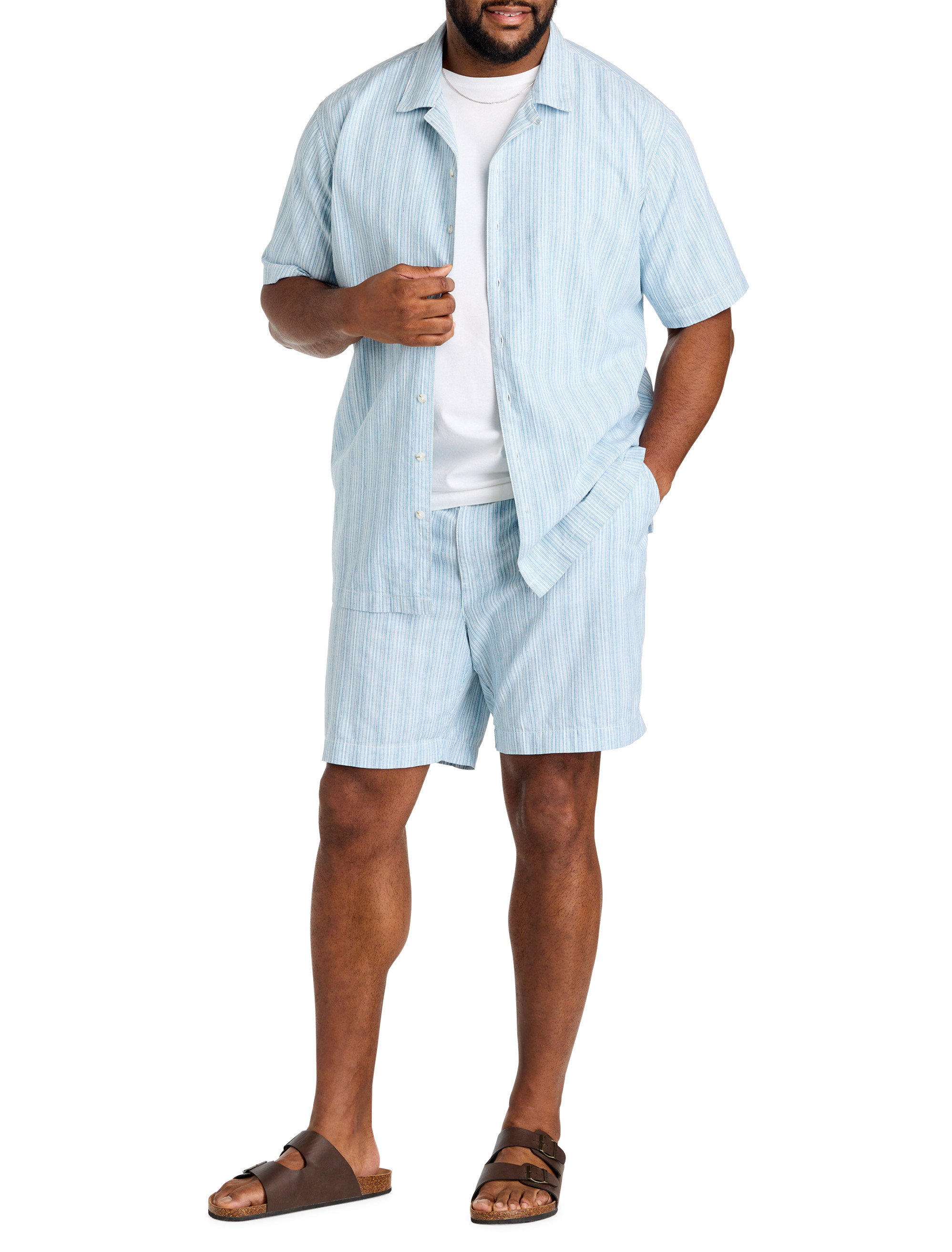 Striped Cabana Camp Shirt