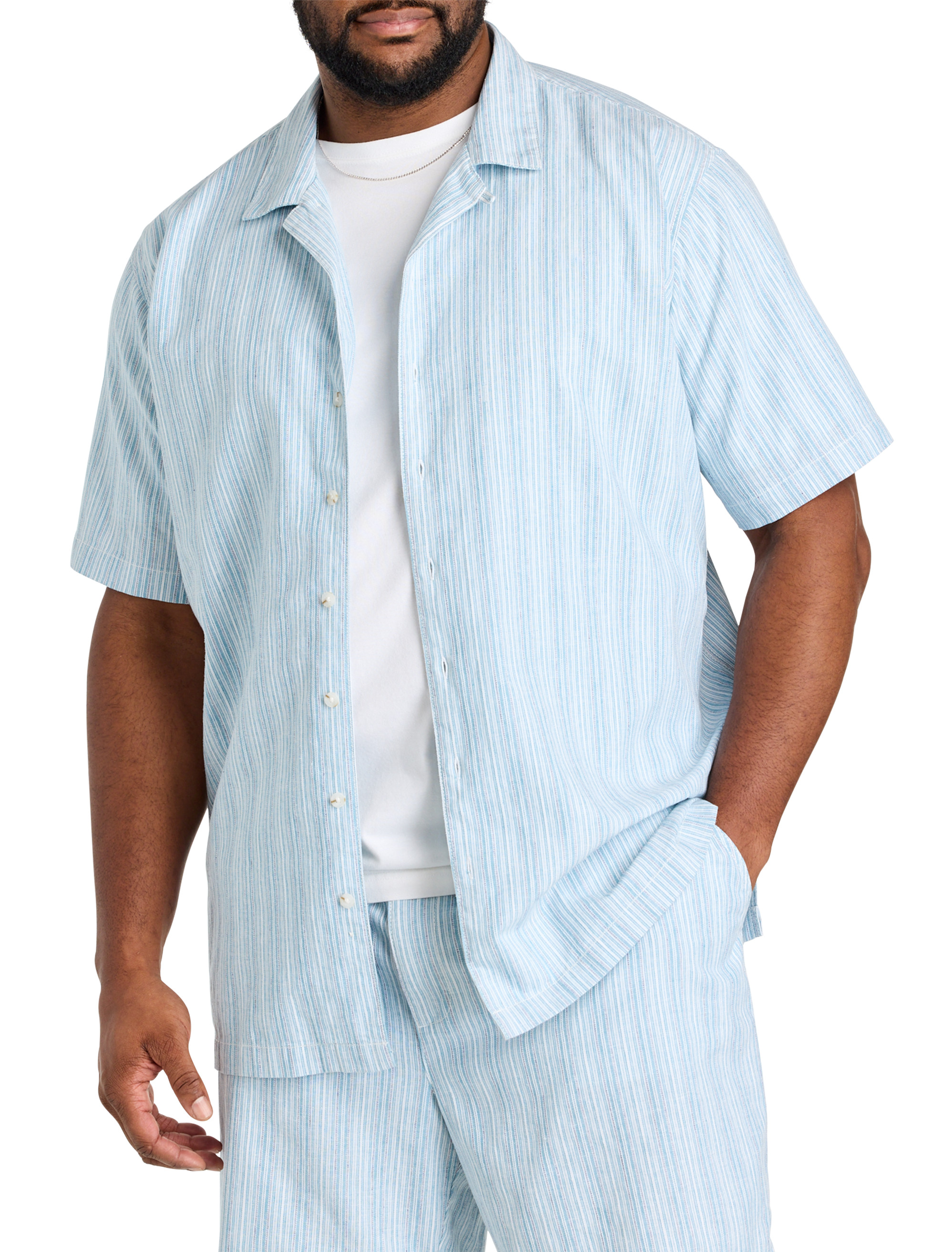 Striped Cabana Camp Shirt