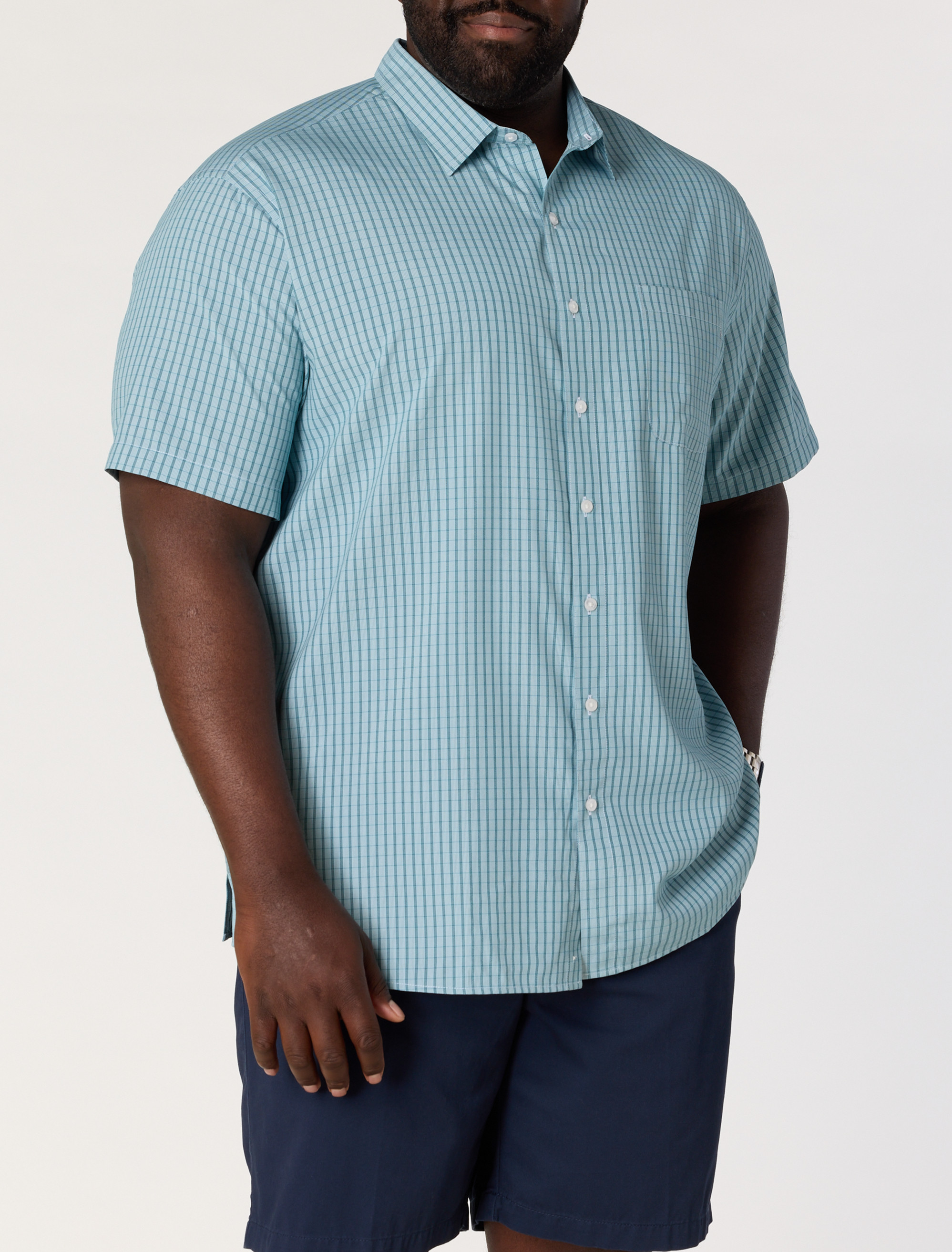 Microfiber Striped Sport Shirt