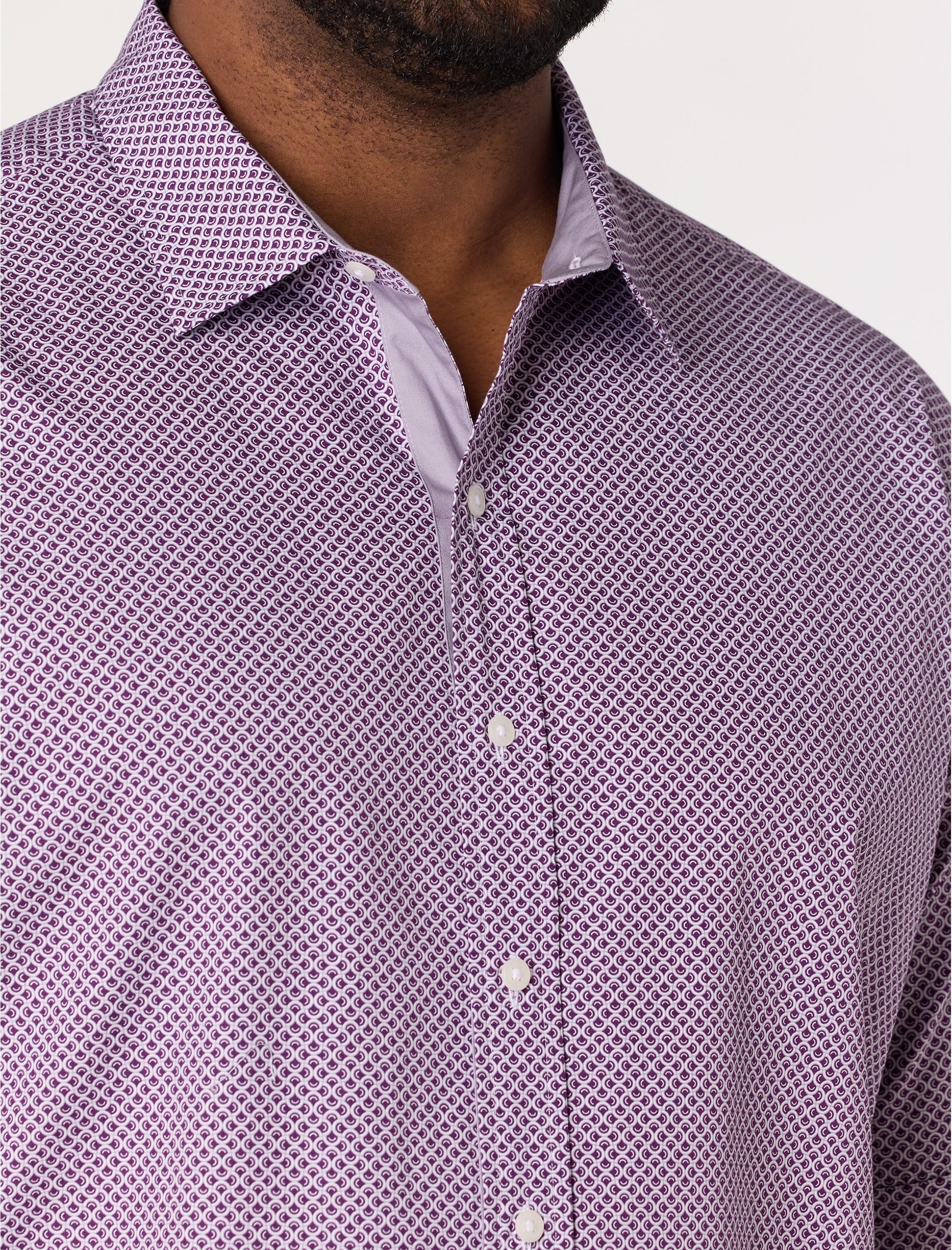 Micro Print Sport Shirt - thumbnail 2