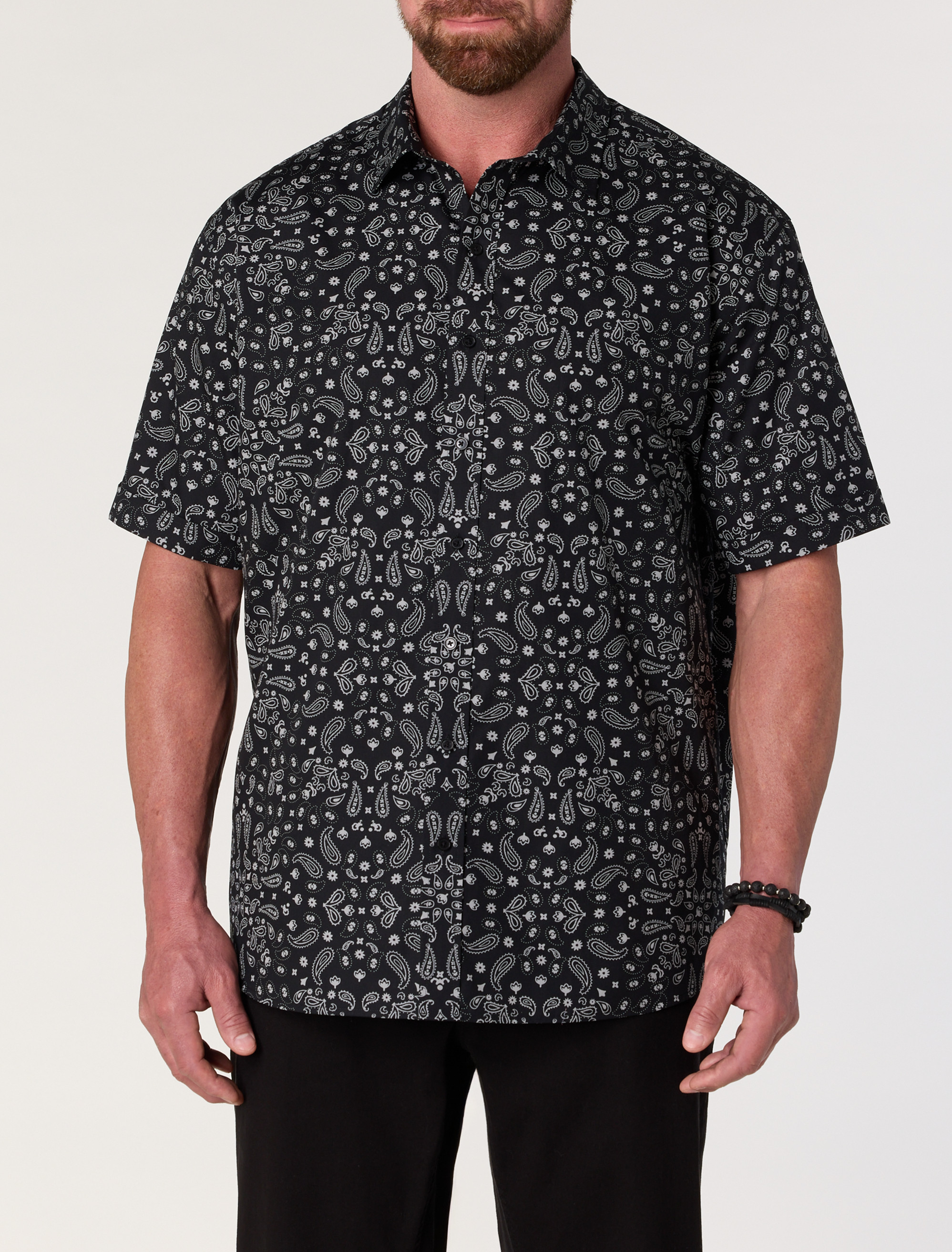 Bandana Print Sport Shirt