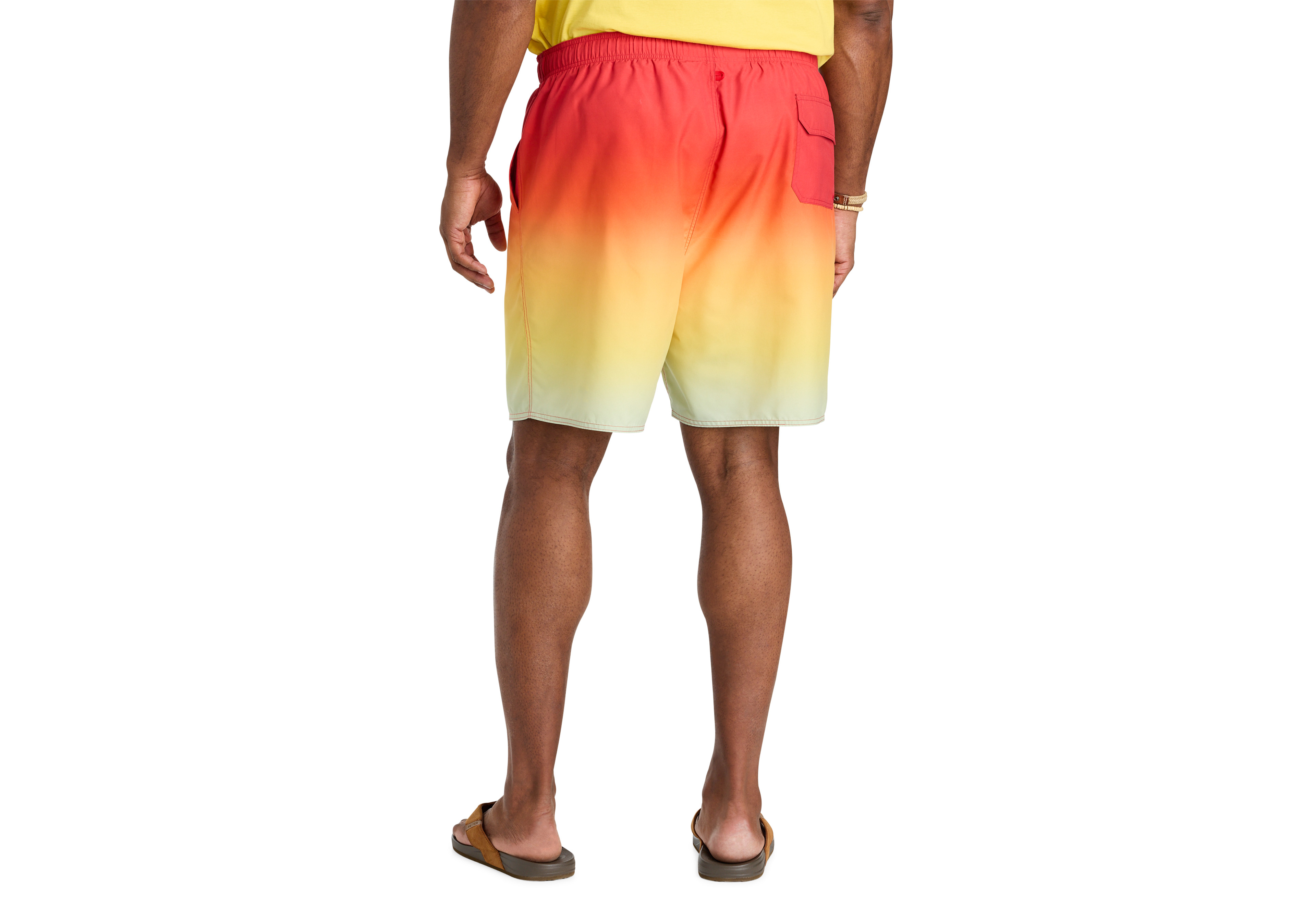 Ombré Printed Swim Trunks