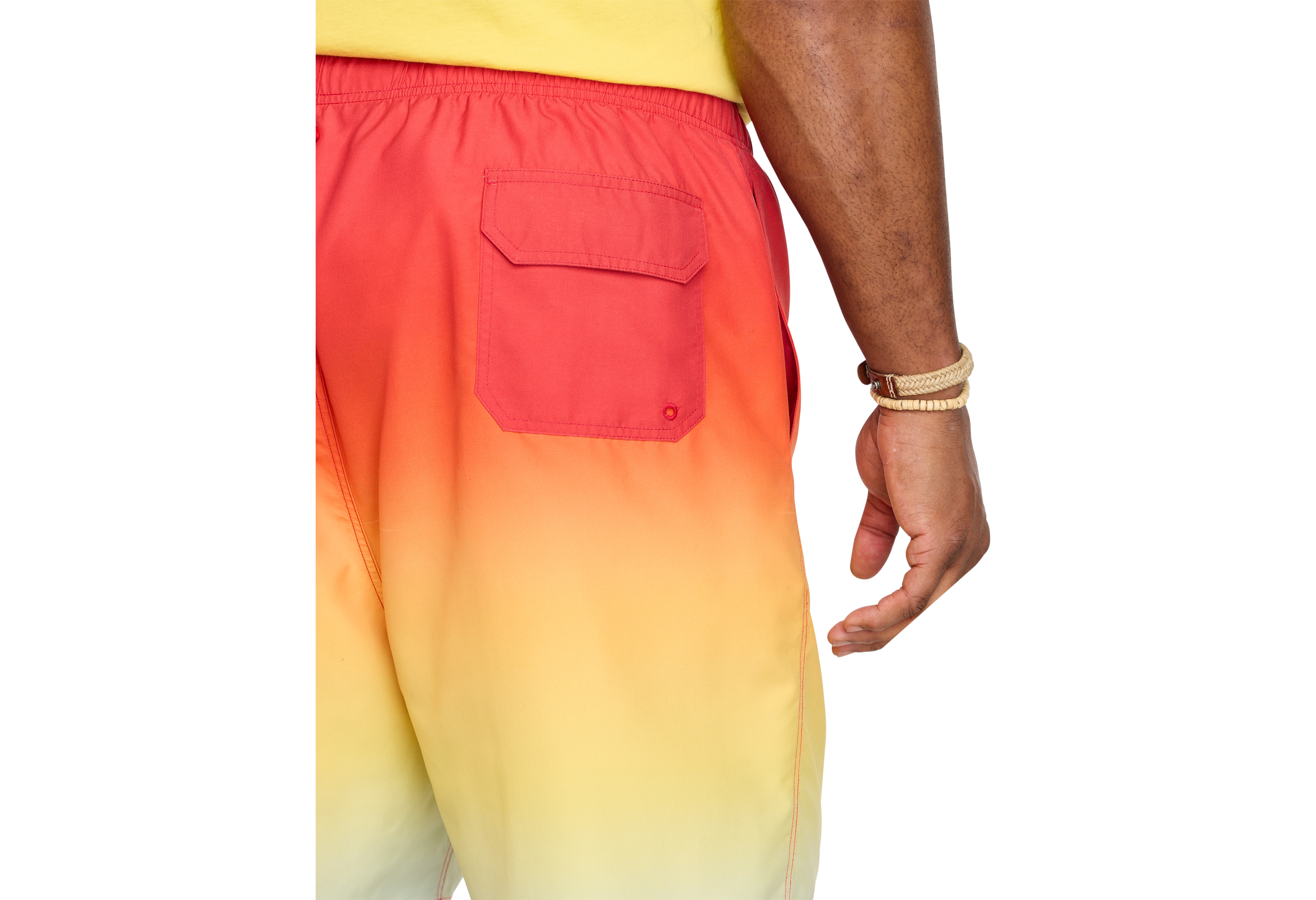 Ombré Printed Swim Trunks