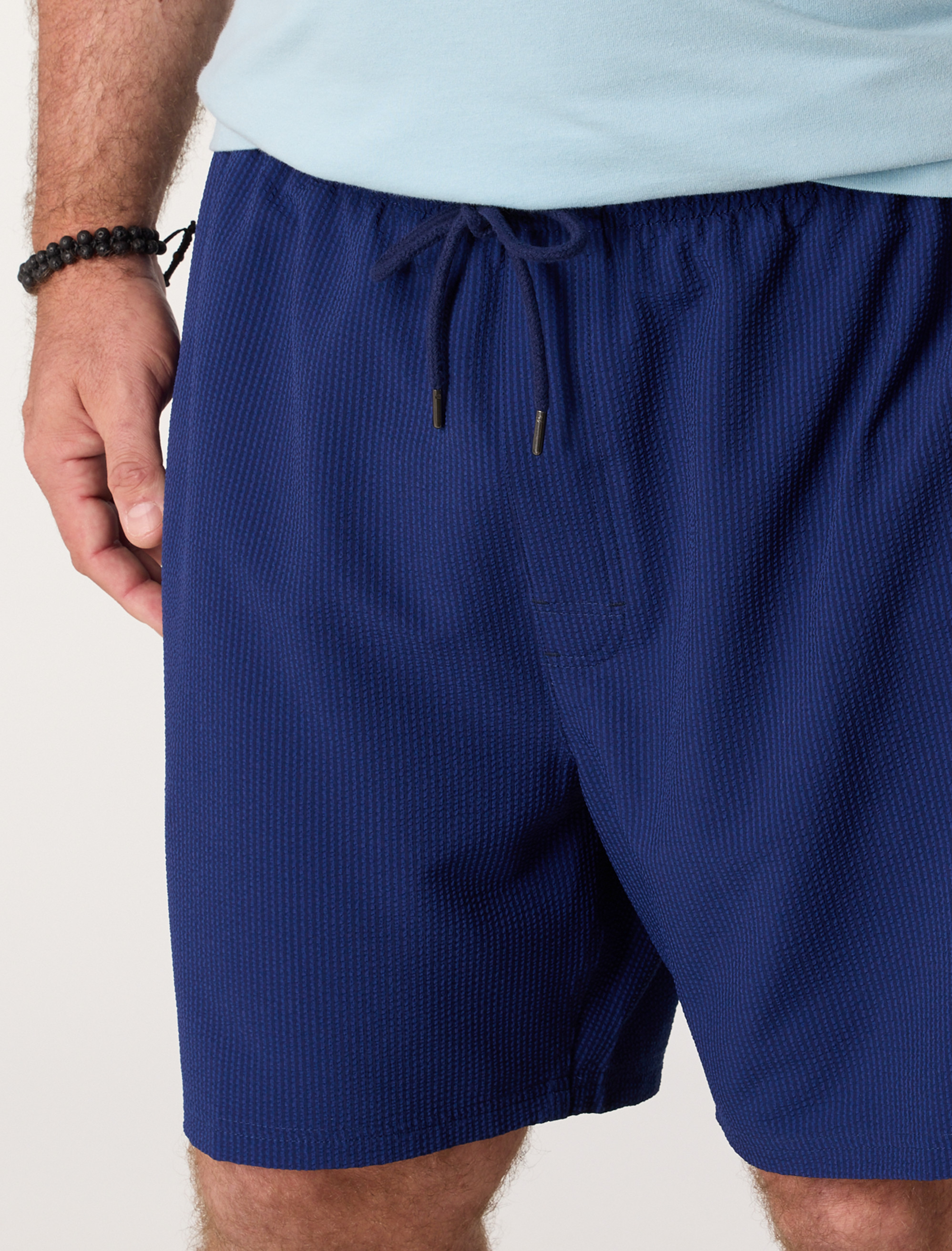 Seersucker Swim Trunks