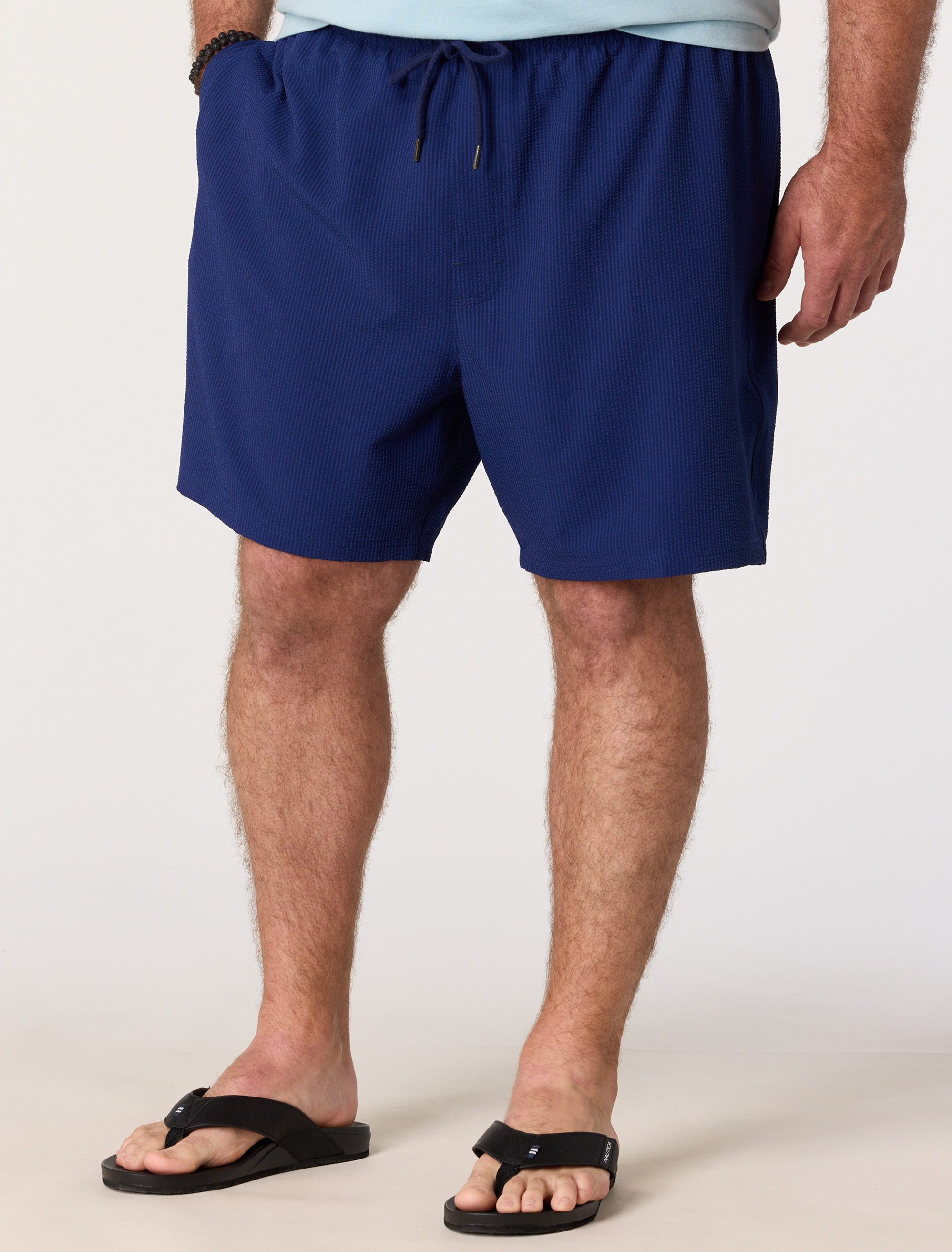 Seersucker Swim Trunks