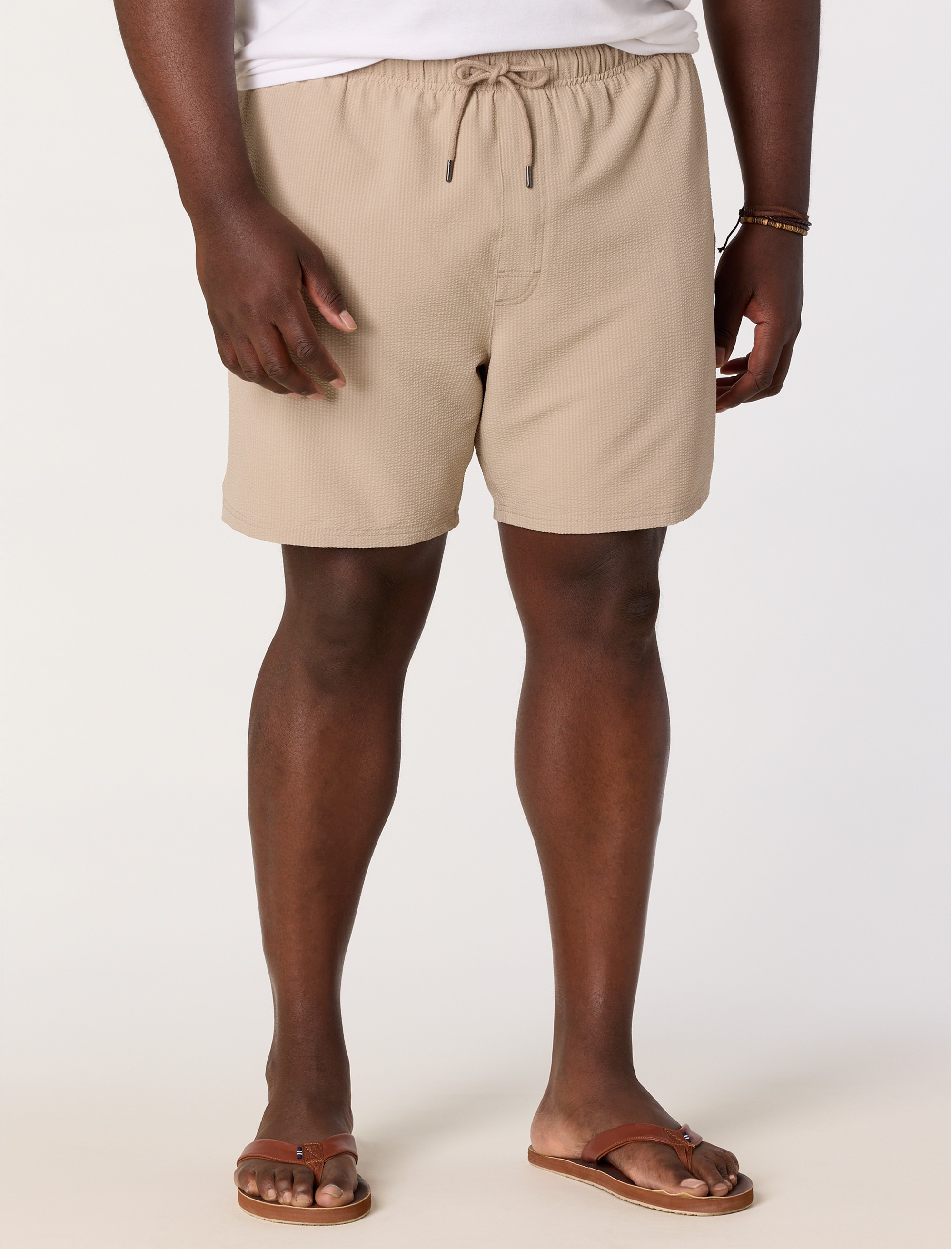 Seersucker Swim Trunks