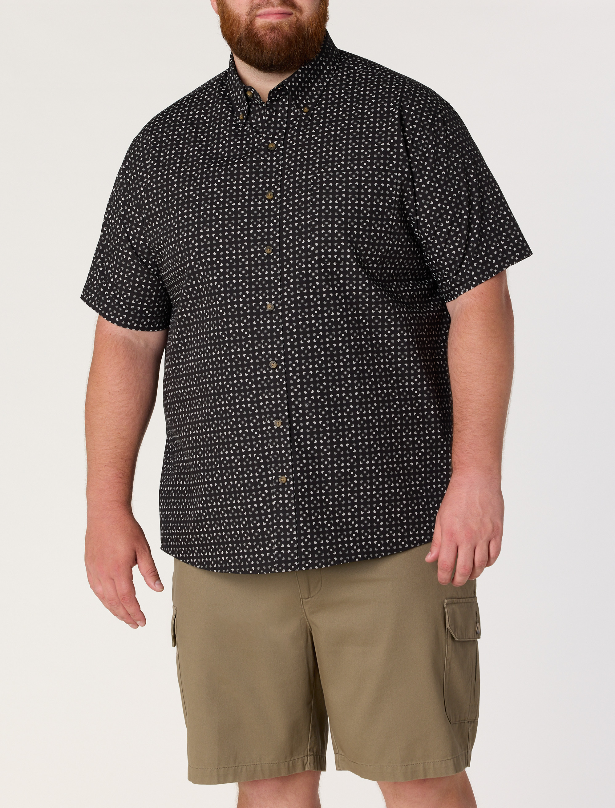 Easy-Care Micro Print Sport Shirt