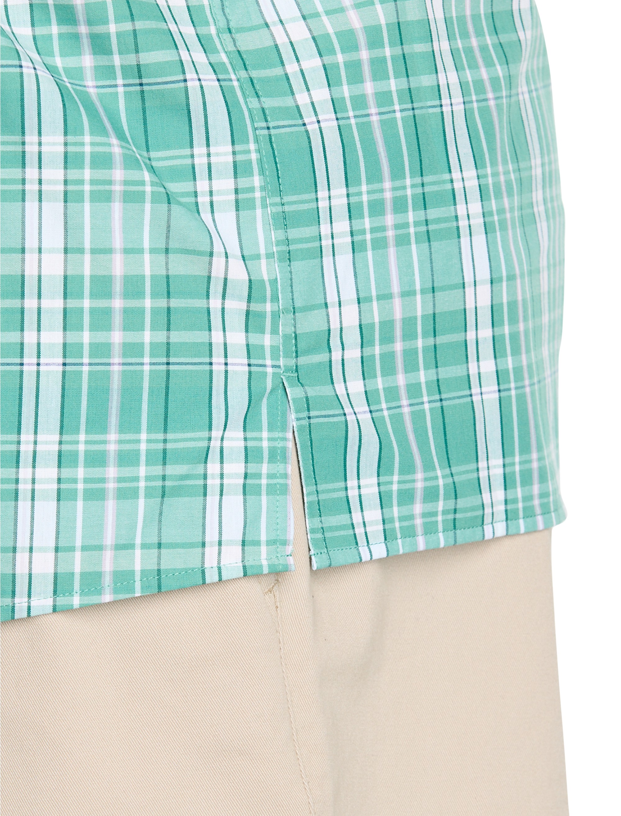 Easy-Care Large Plaid Sport Shirt - thumbnail 3