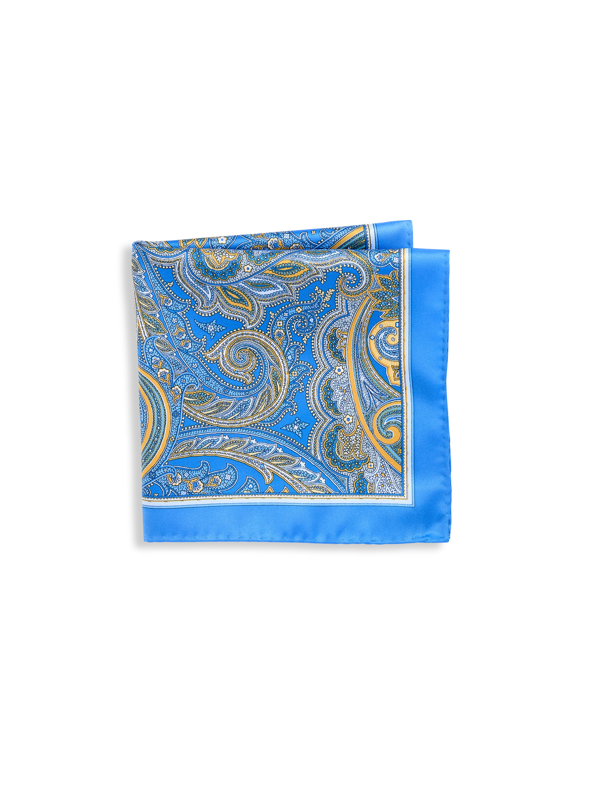 Exploded Paisley Pocket Square
