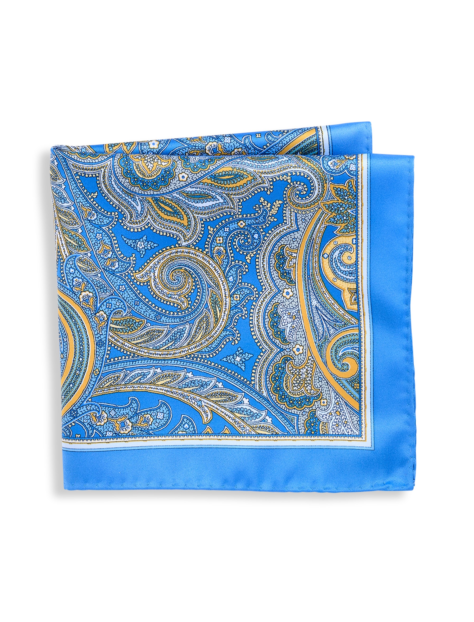Exploded Paisley Pocket Square