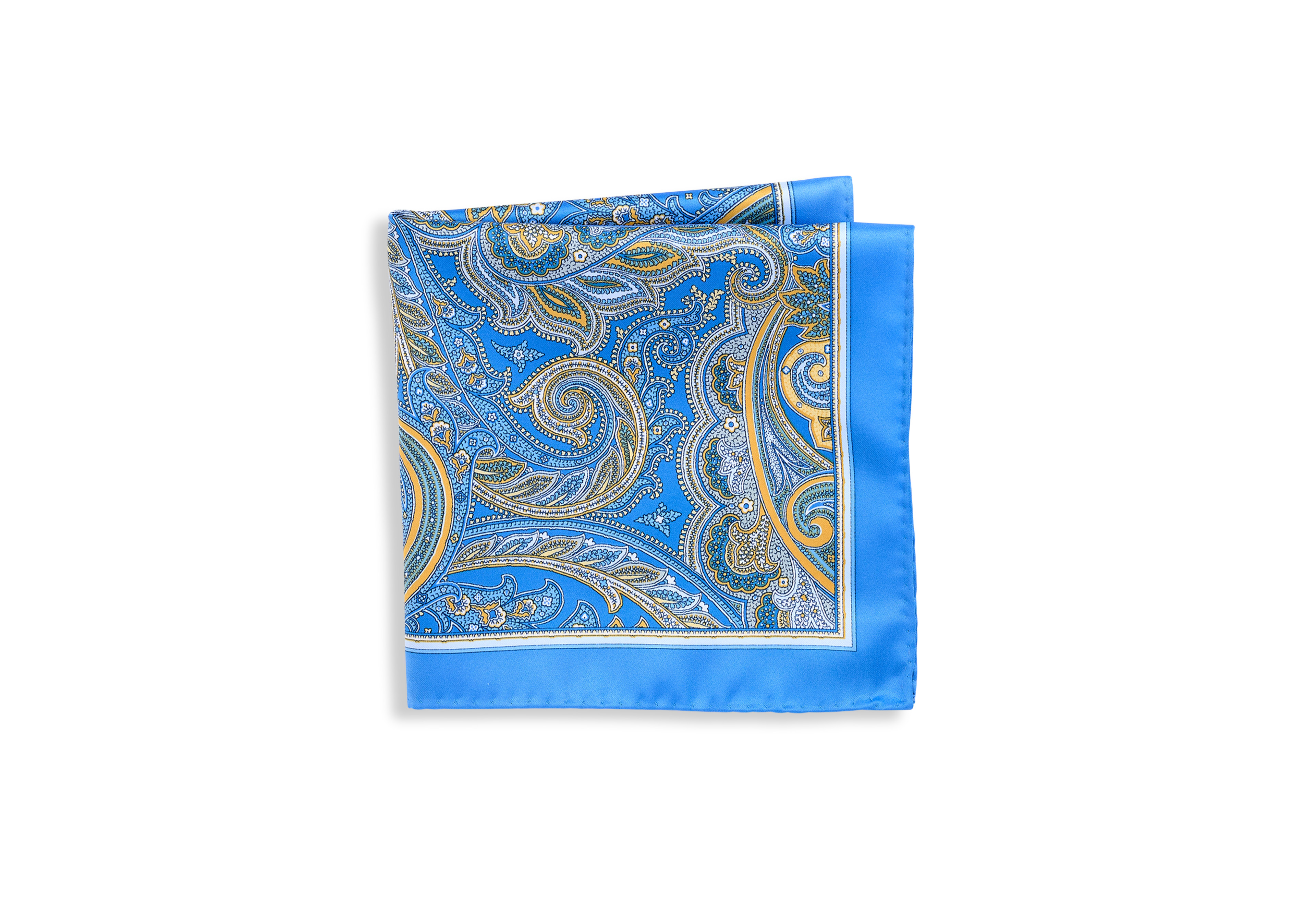 Exploded Paisley Pocket Square