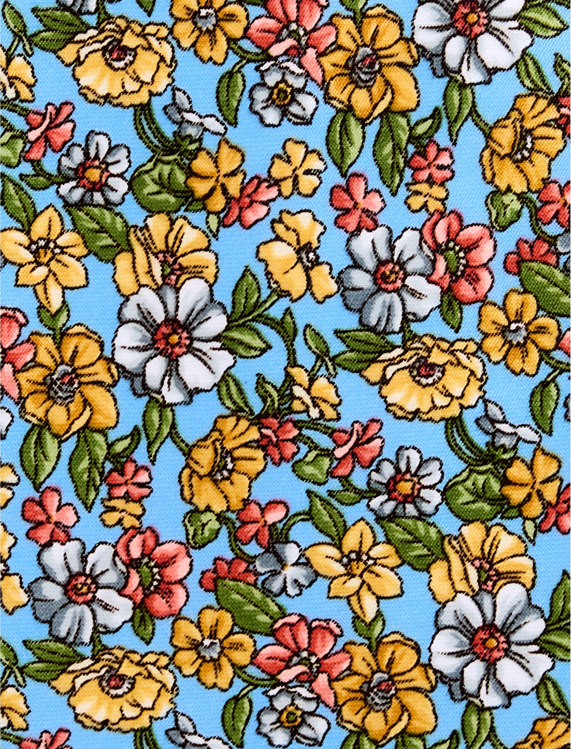 Printed Floral Tie - thumbnail 2