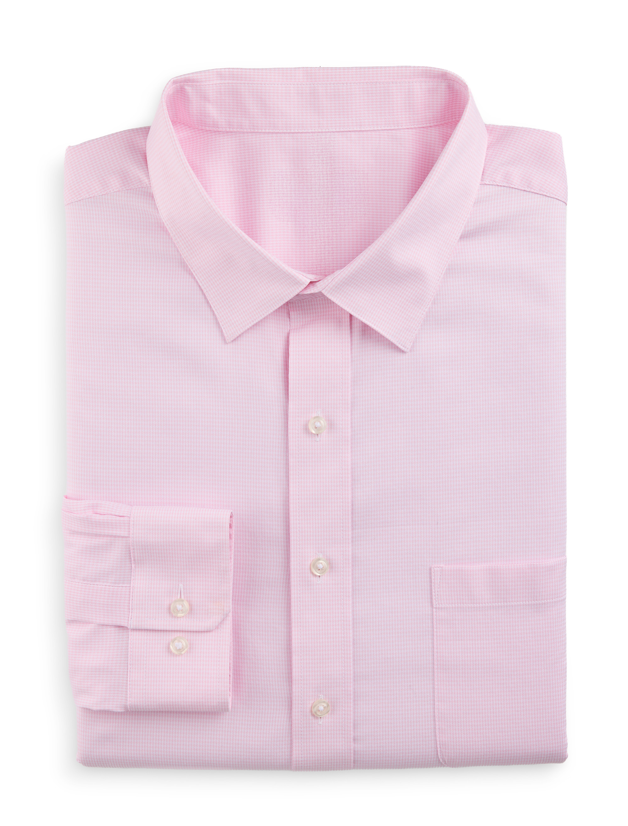 Mini Grid Patterned Dress Shirt