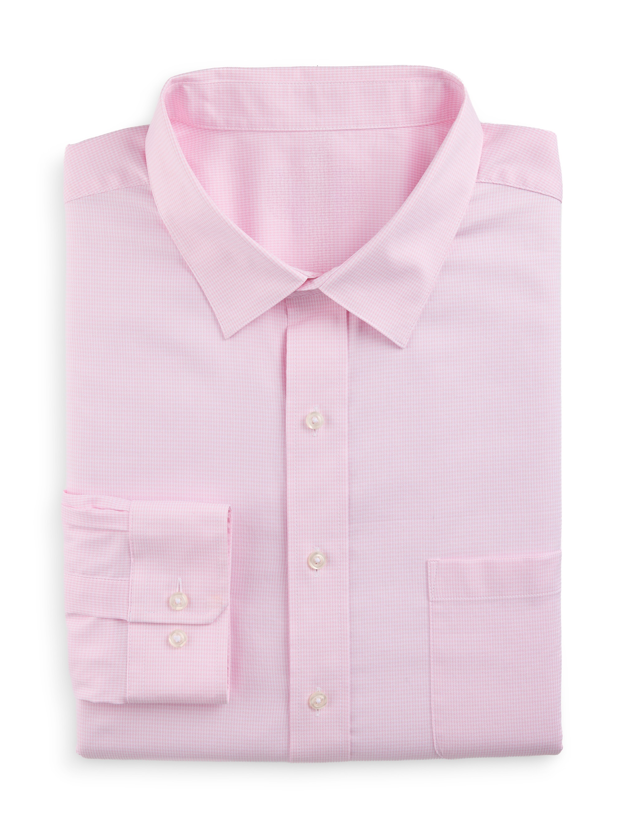 Mini Grid Patterned Dress Shirt