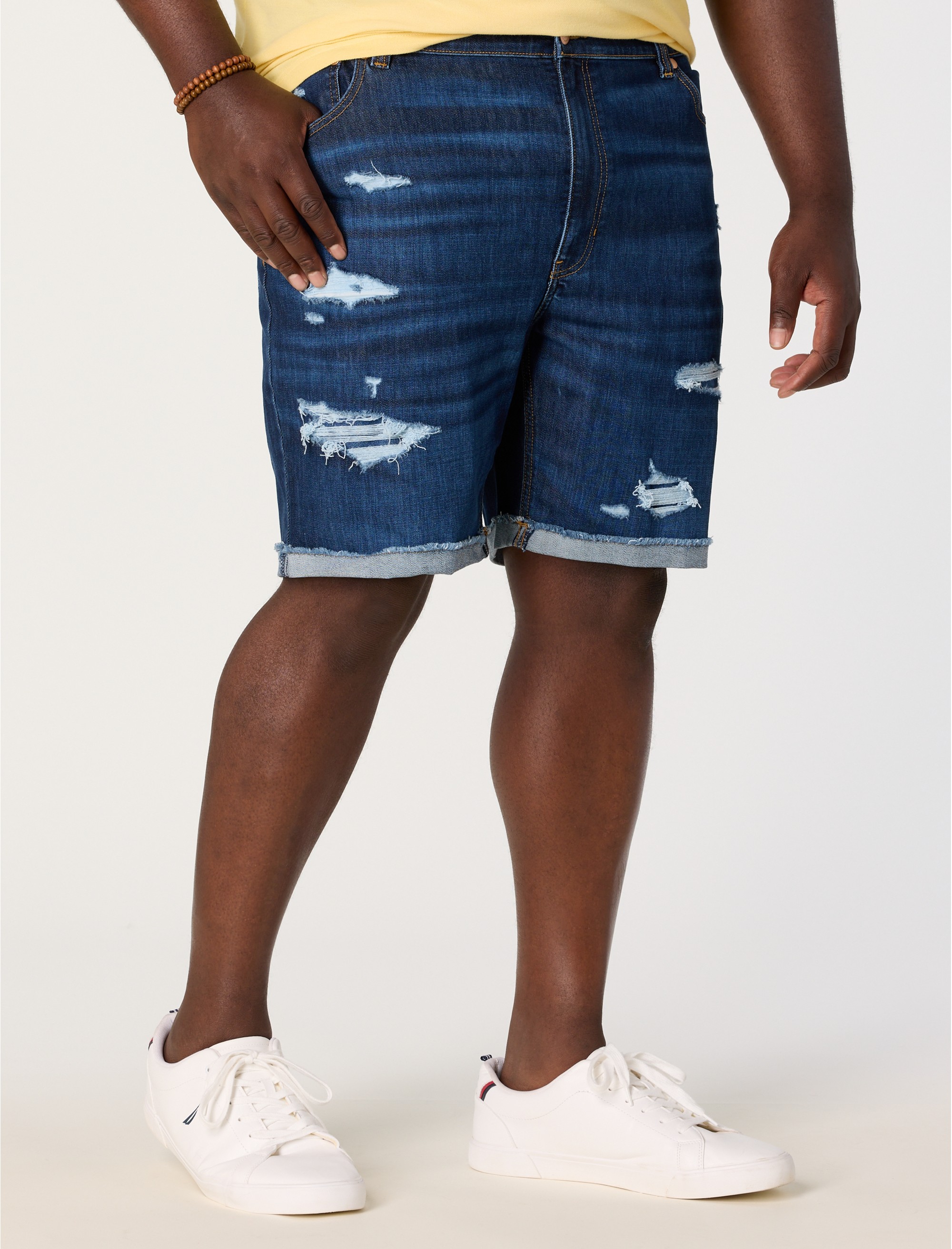 Athletic-Fit Everyday Denim Shorts