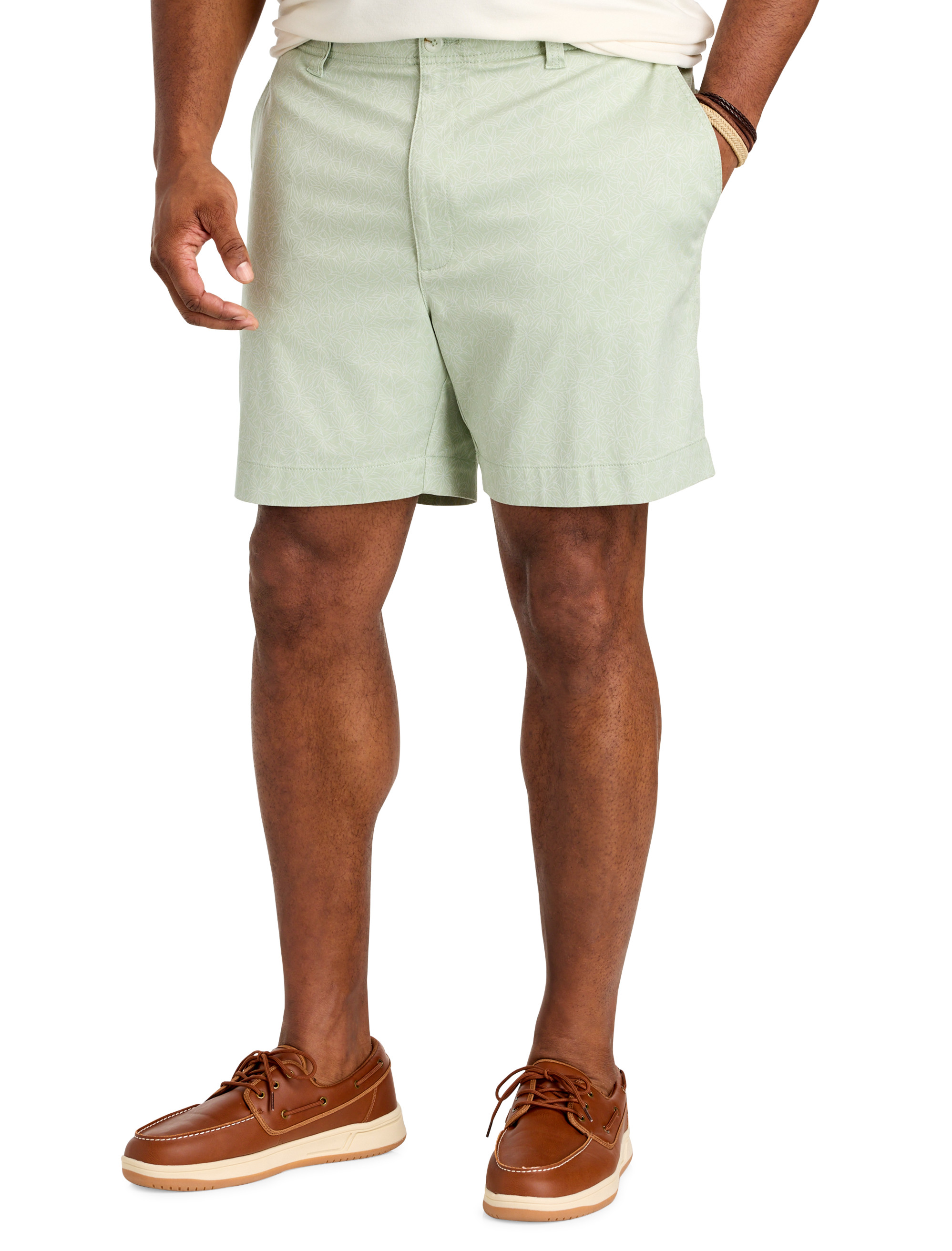 Big + Tall | Oak Hill Printed Chino Shorts | DXL