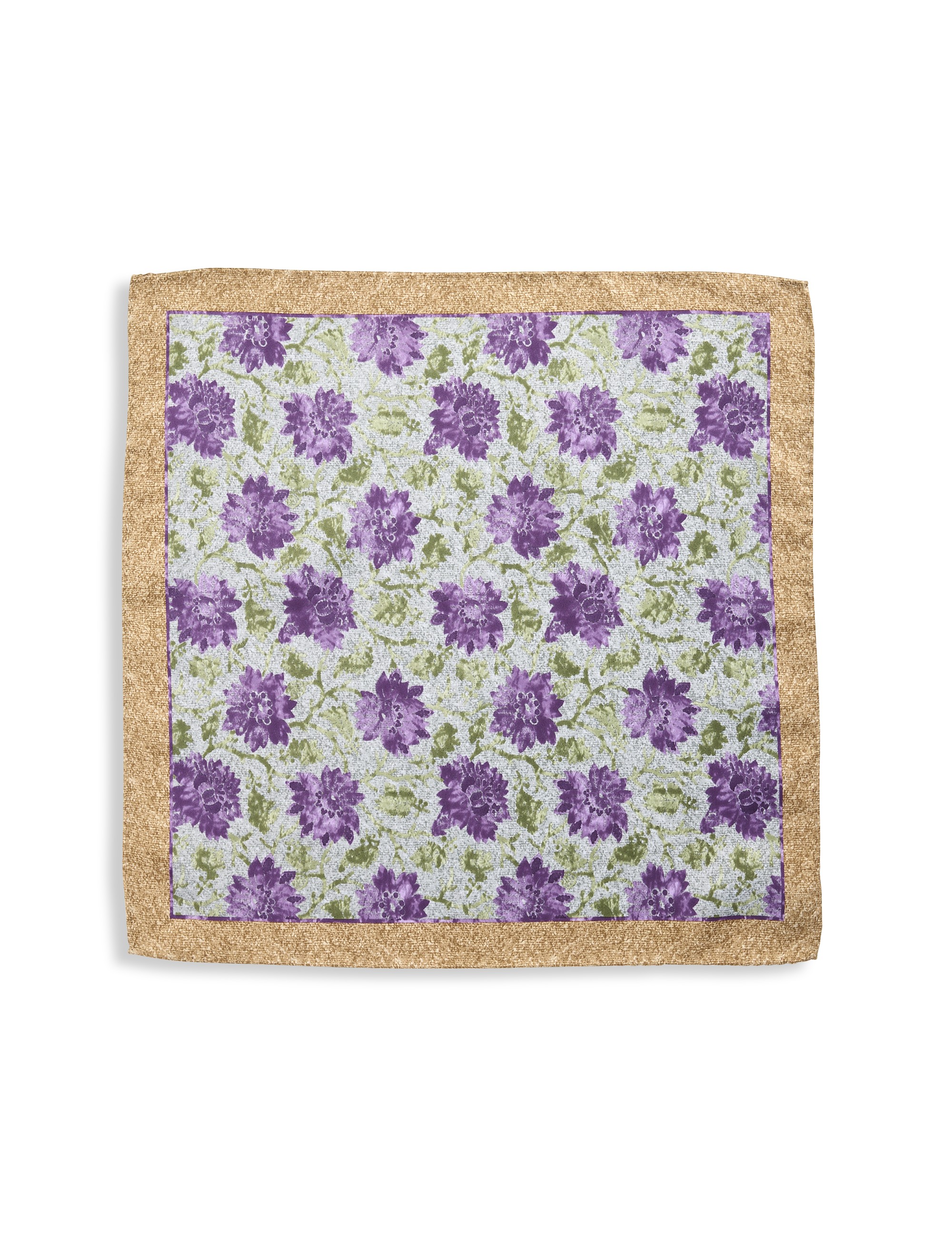 Tonal Floral Pocket Square - thumbnail 2