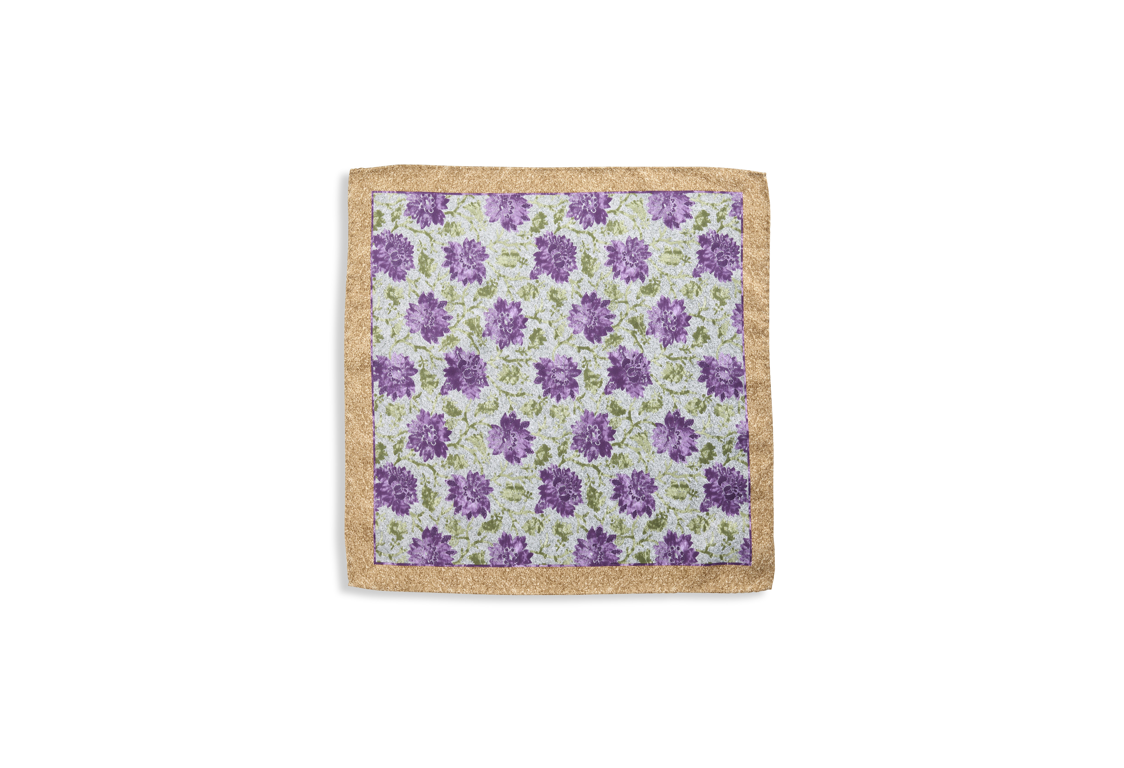 Tonal Floral Pocket Square