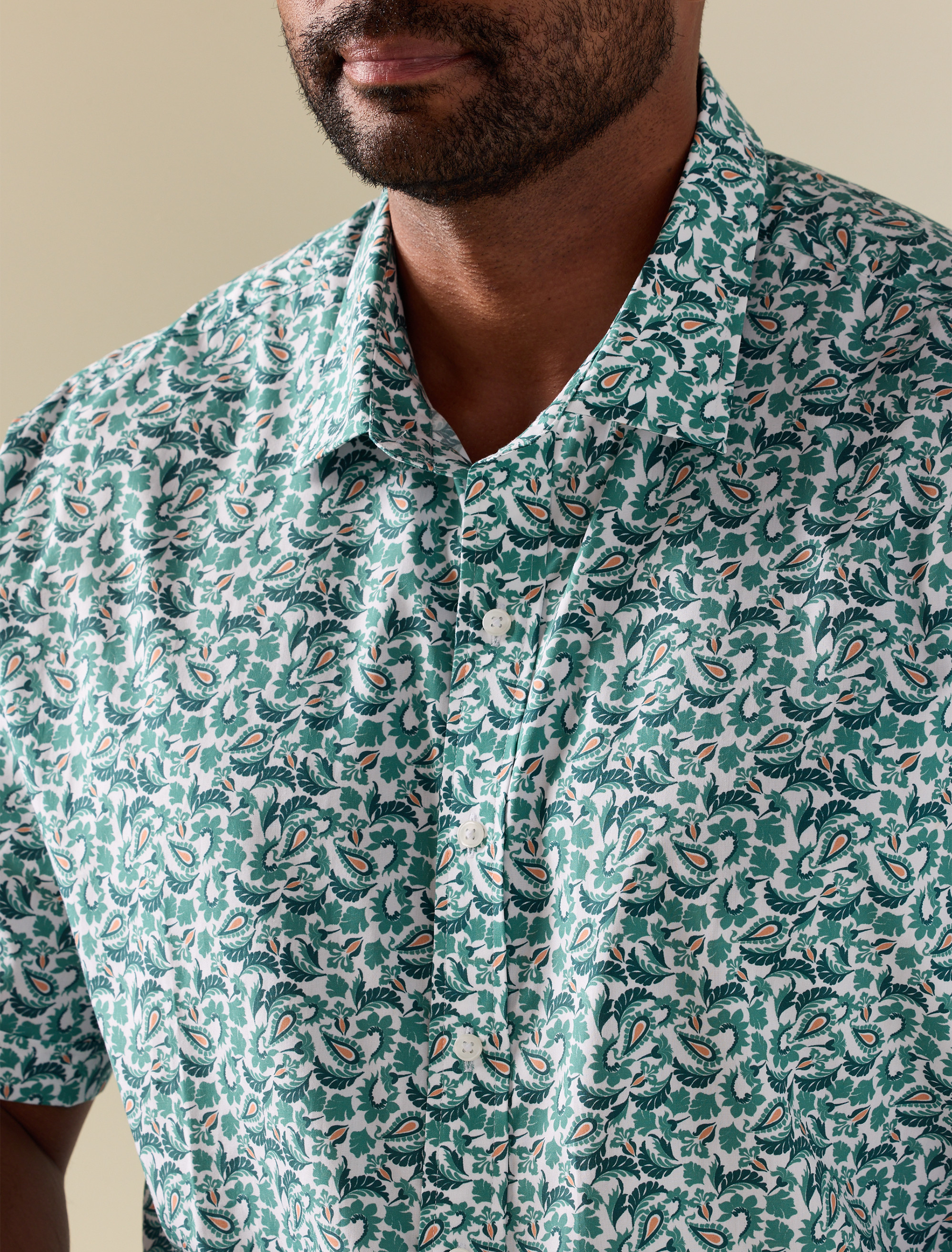 Tonal Paisley Sport Shirt