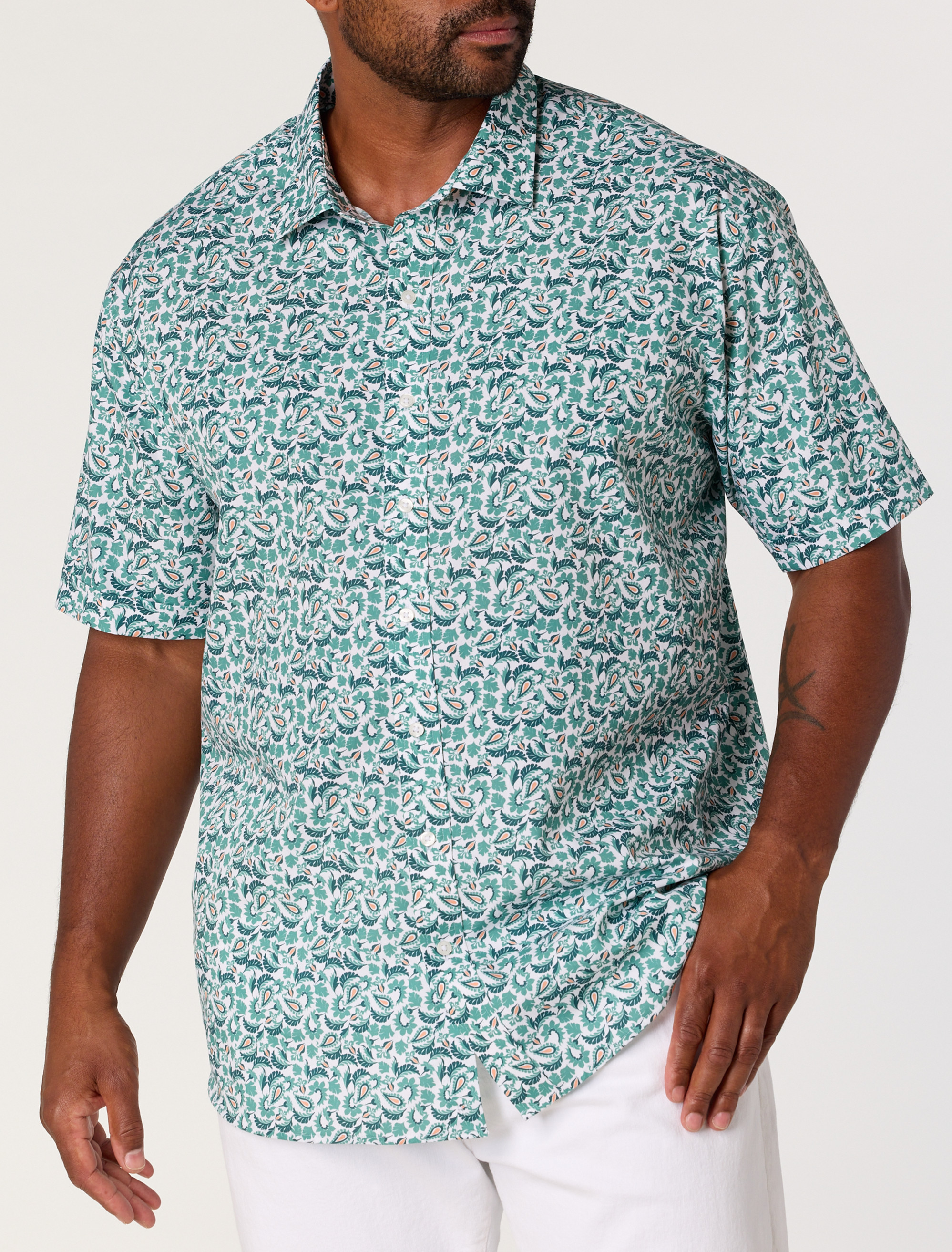 Tonal Paisley Sport Shirt