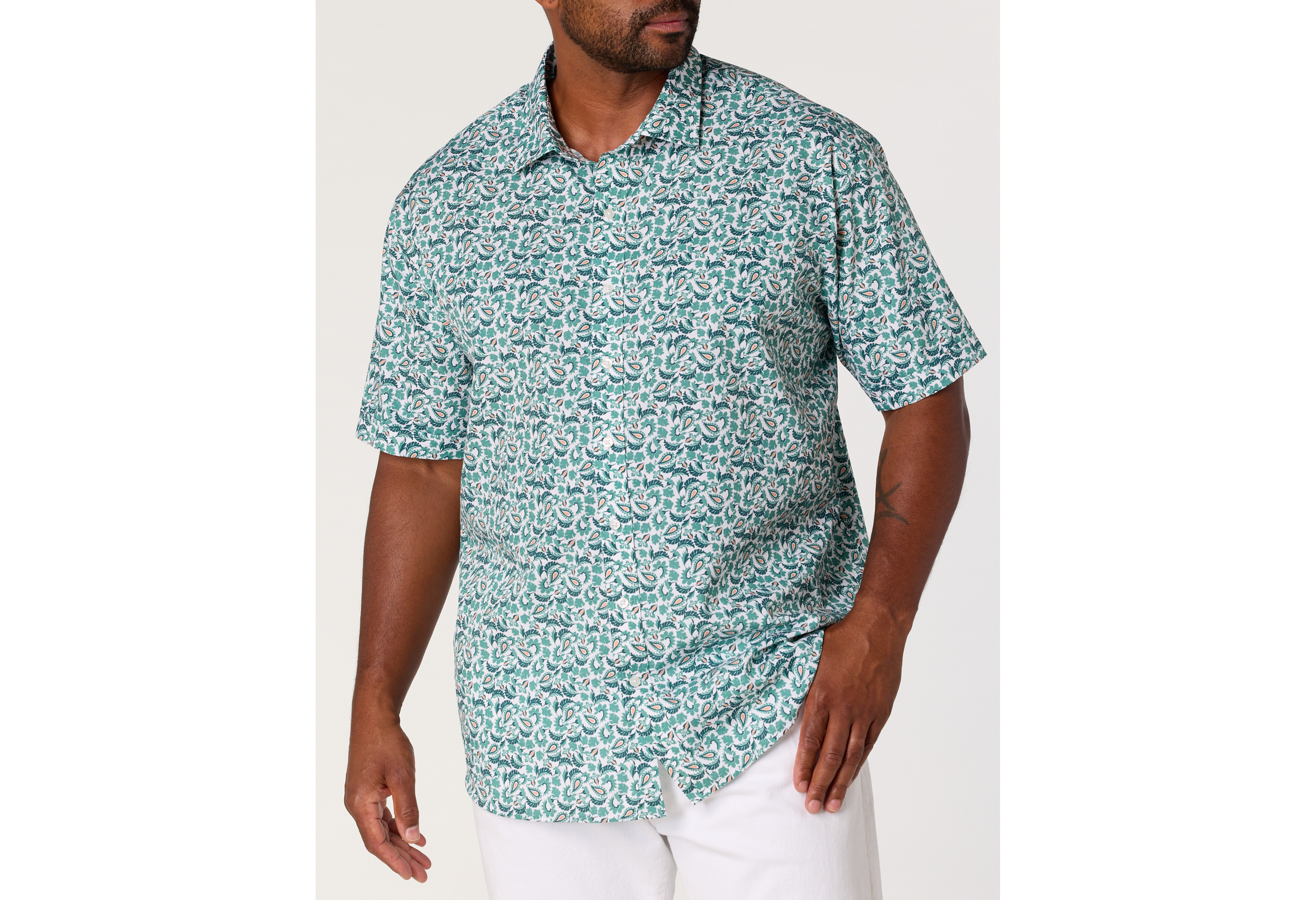 Tonal Paisley Sport Shirt