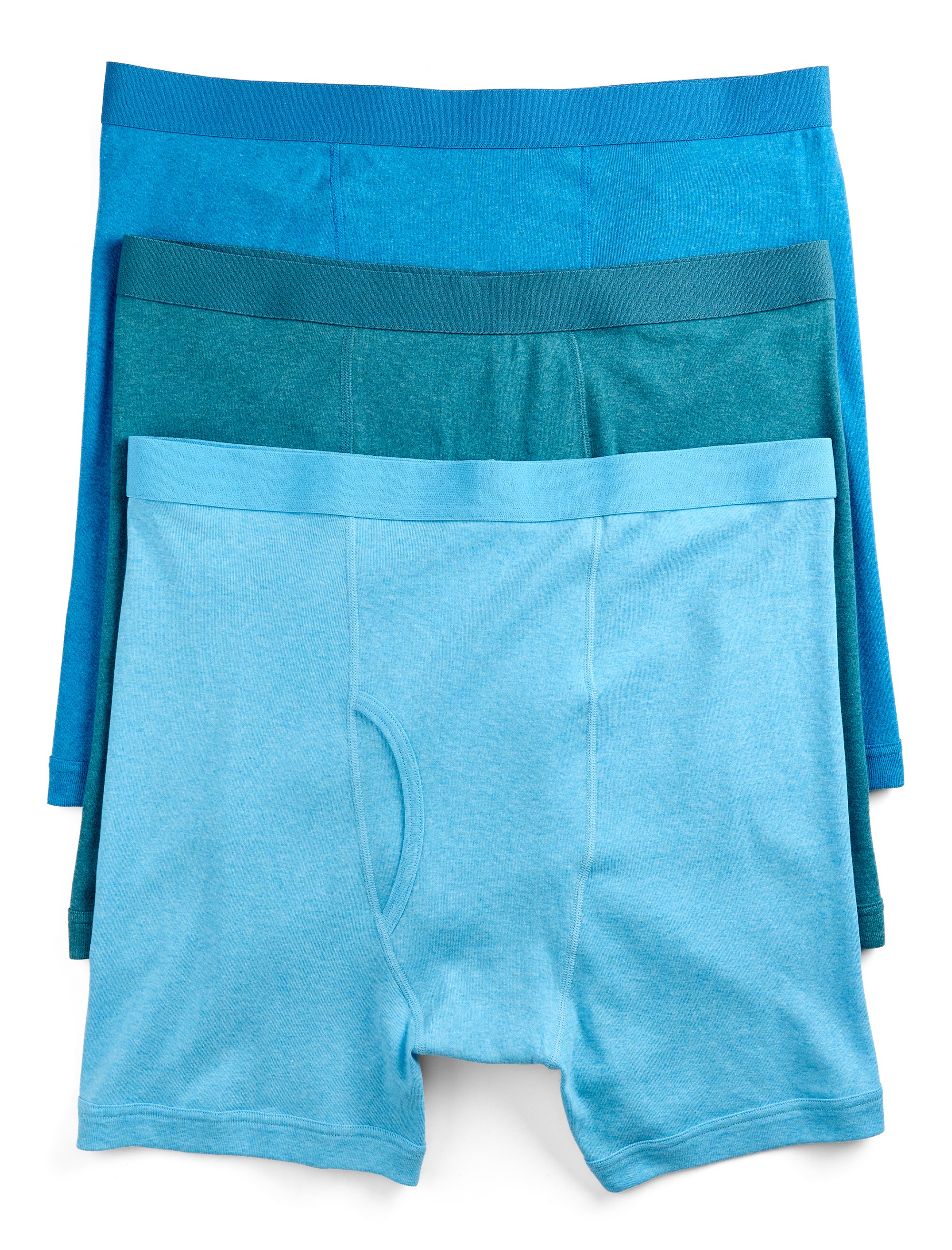 3 pk Heathered 4 Inch Boxer Briefs