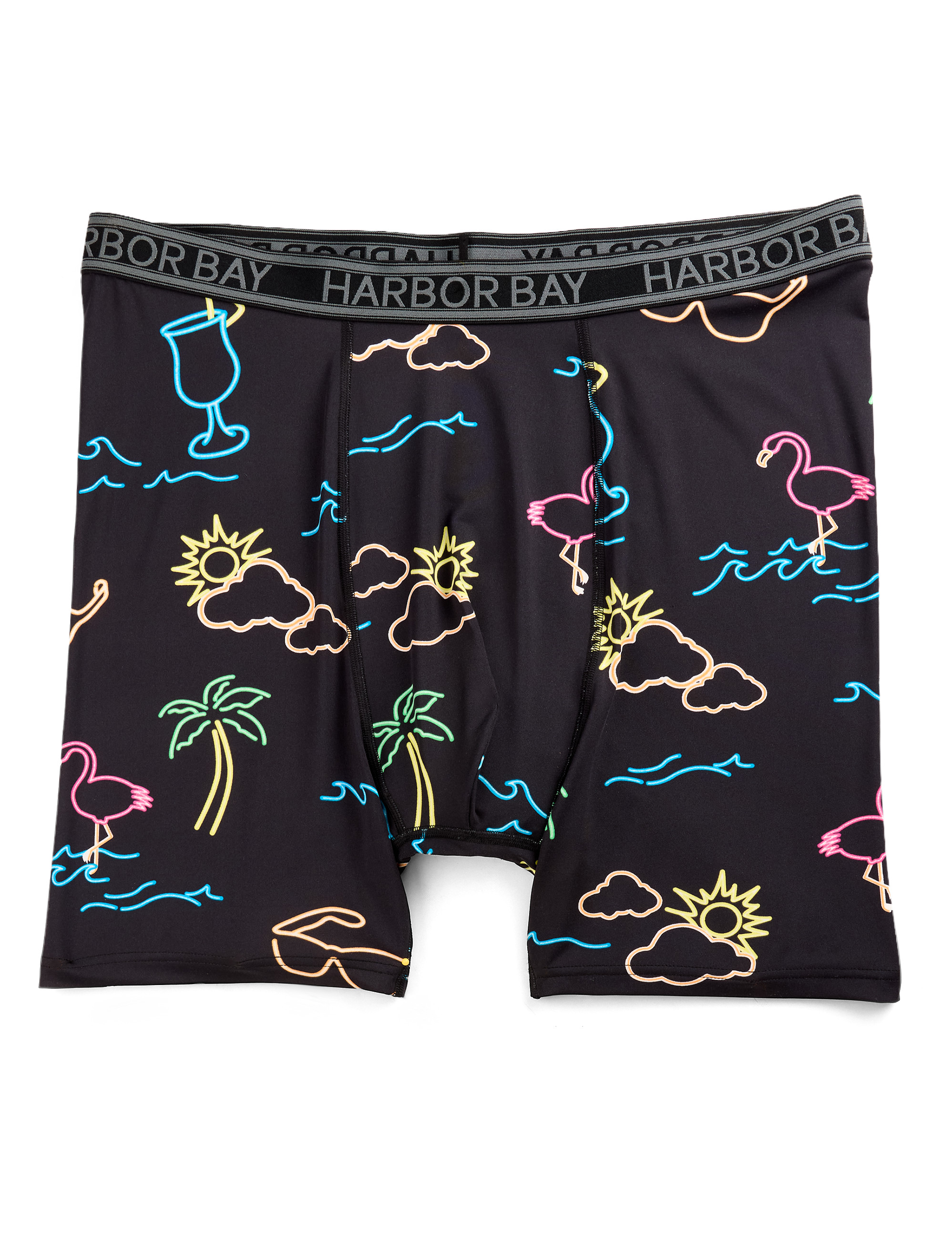 Big & Tall Men's Cooling Performance 5 Inch Boxer Briefs - Vitamin Sea - Size 6XL