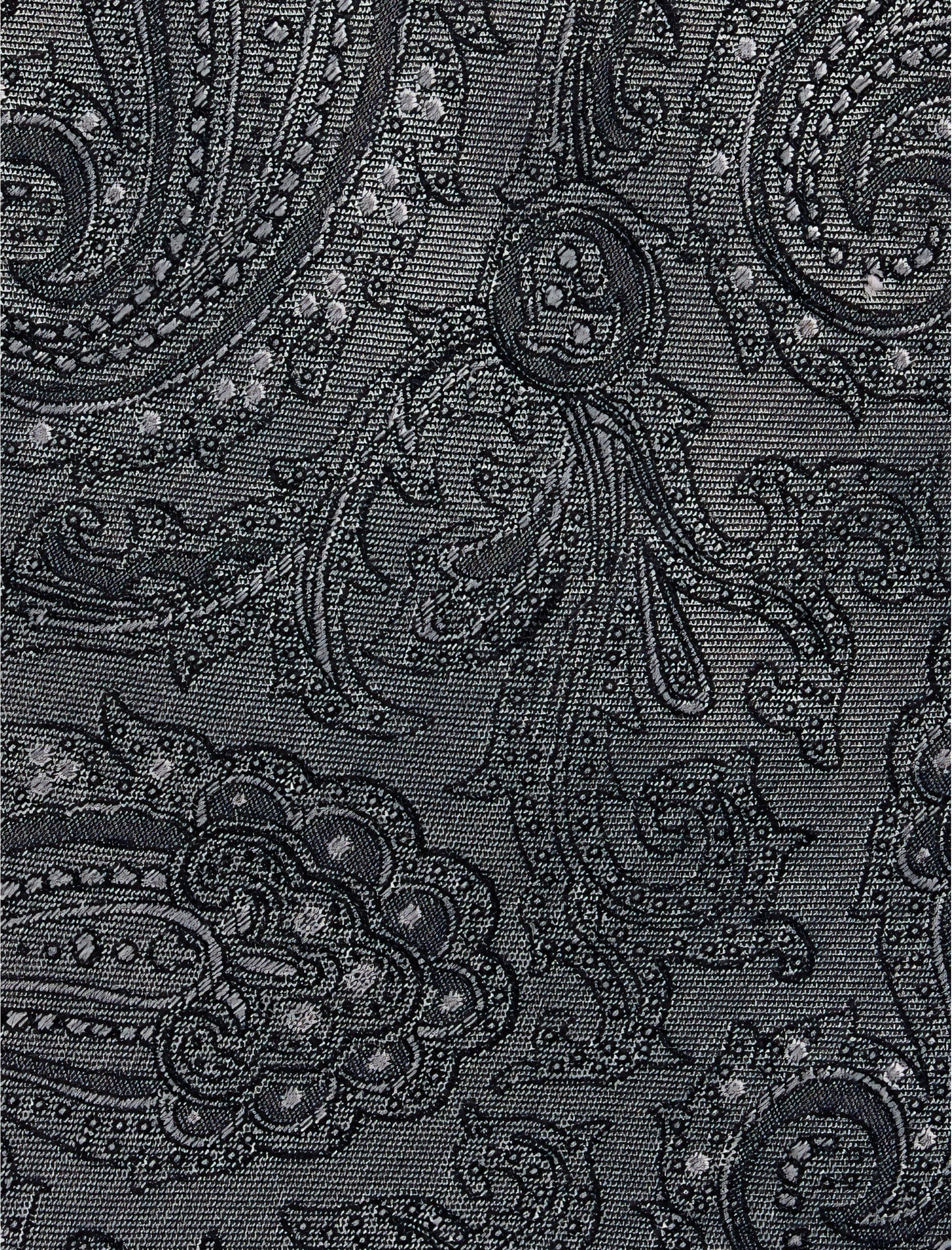 Tonal Paisley Silk Tie - thumbnail 2