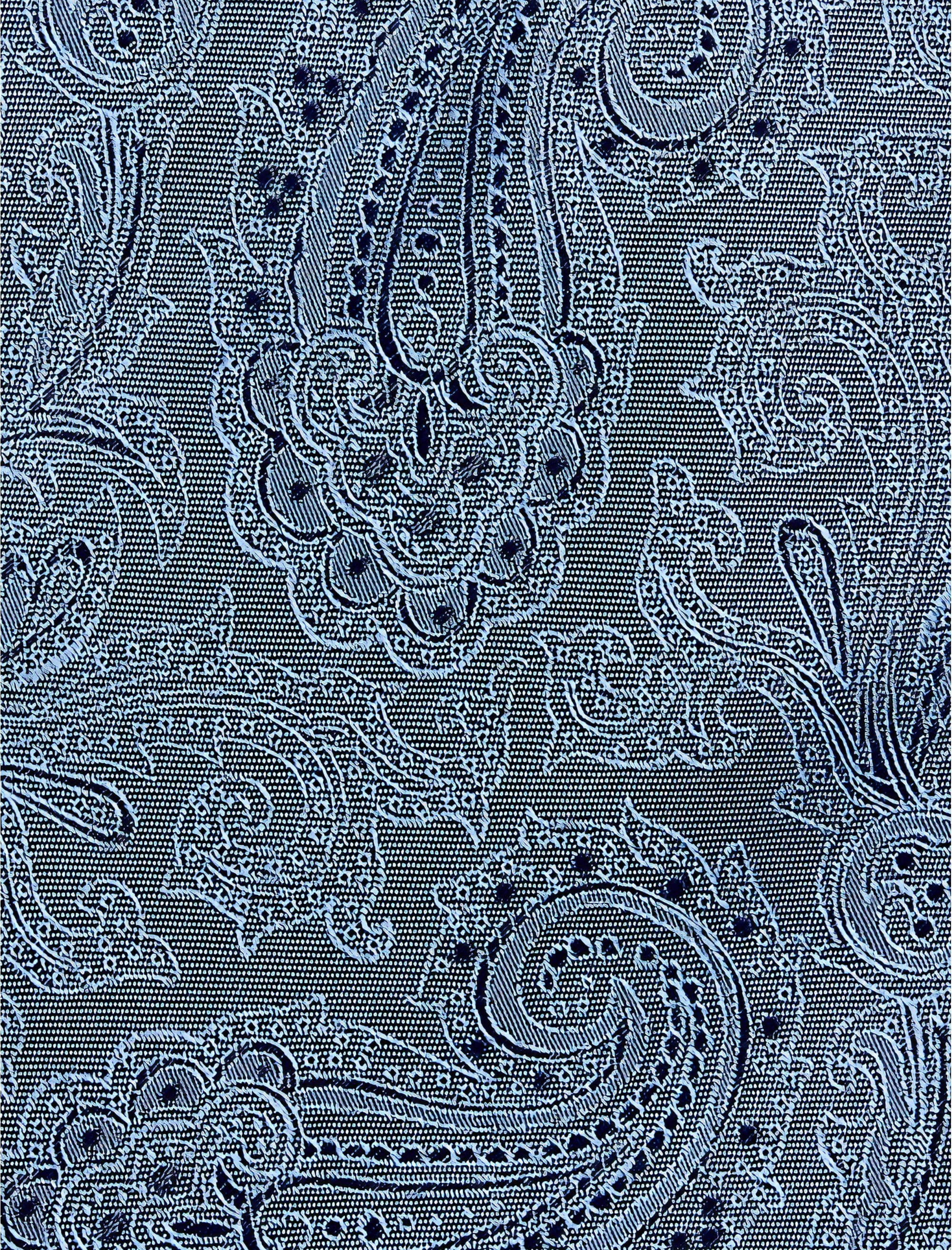 Tonal Paisley Silk Tie - thumbnail 4