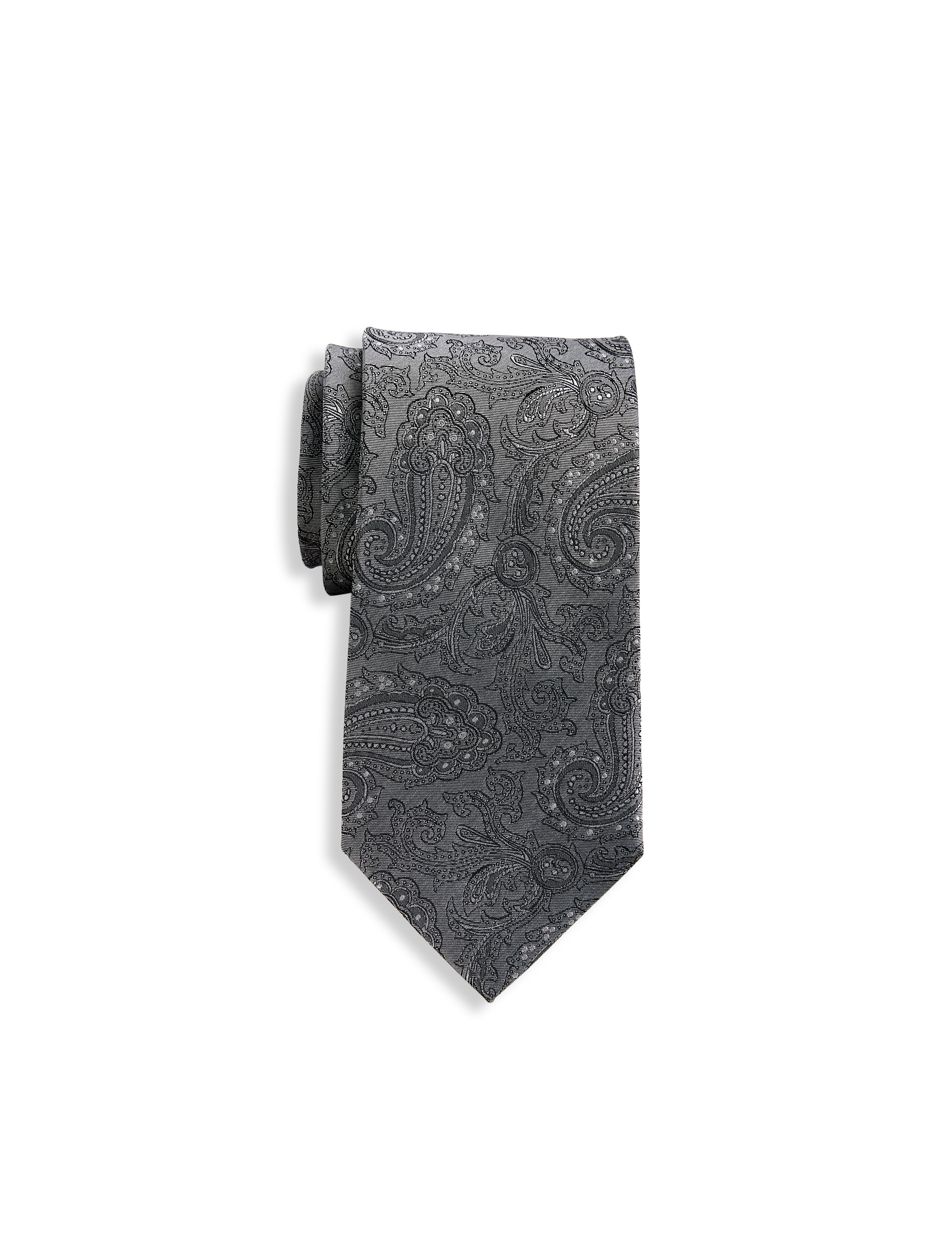 Tonal Paisley Silk Tie
