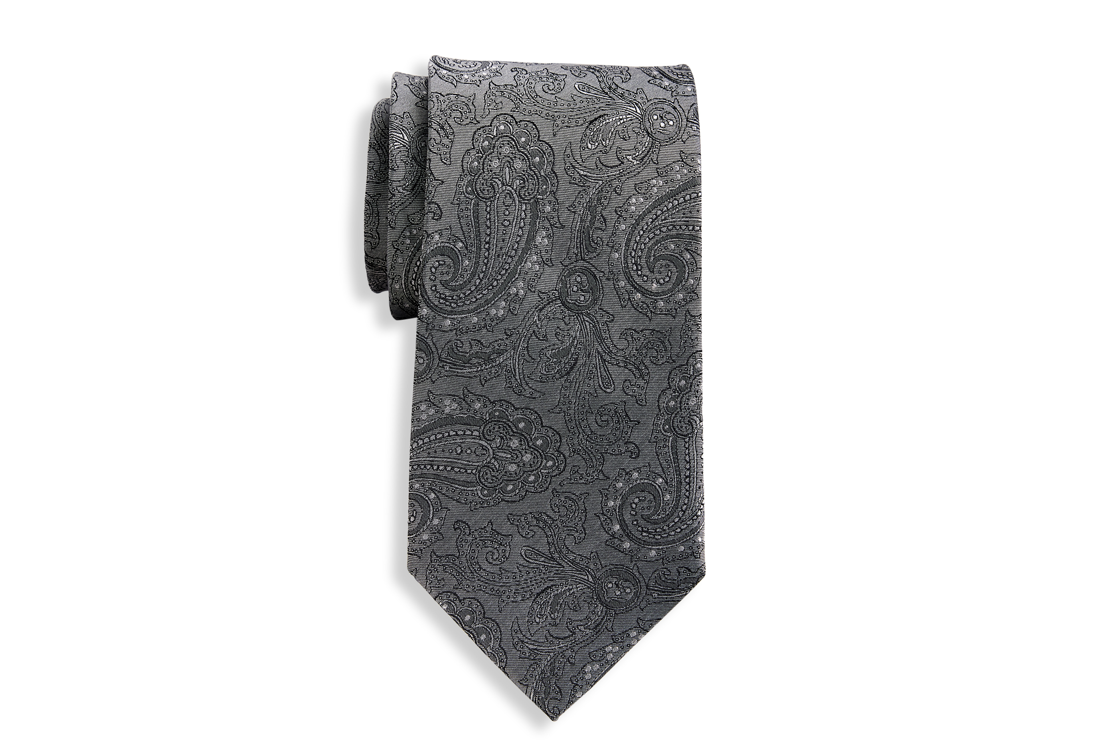 Tonal Paisley Silk Tie