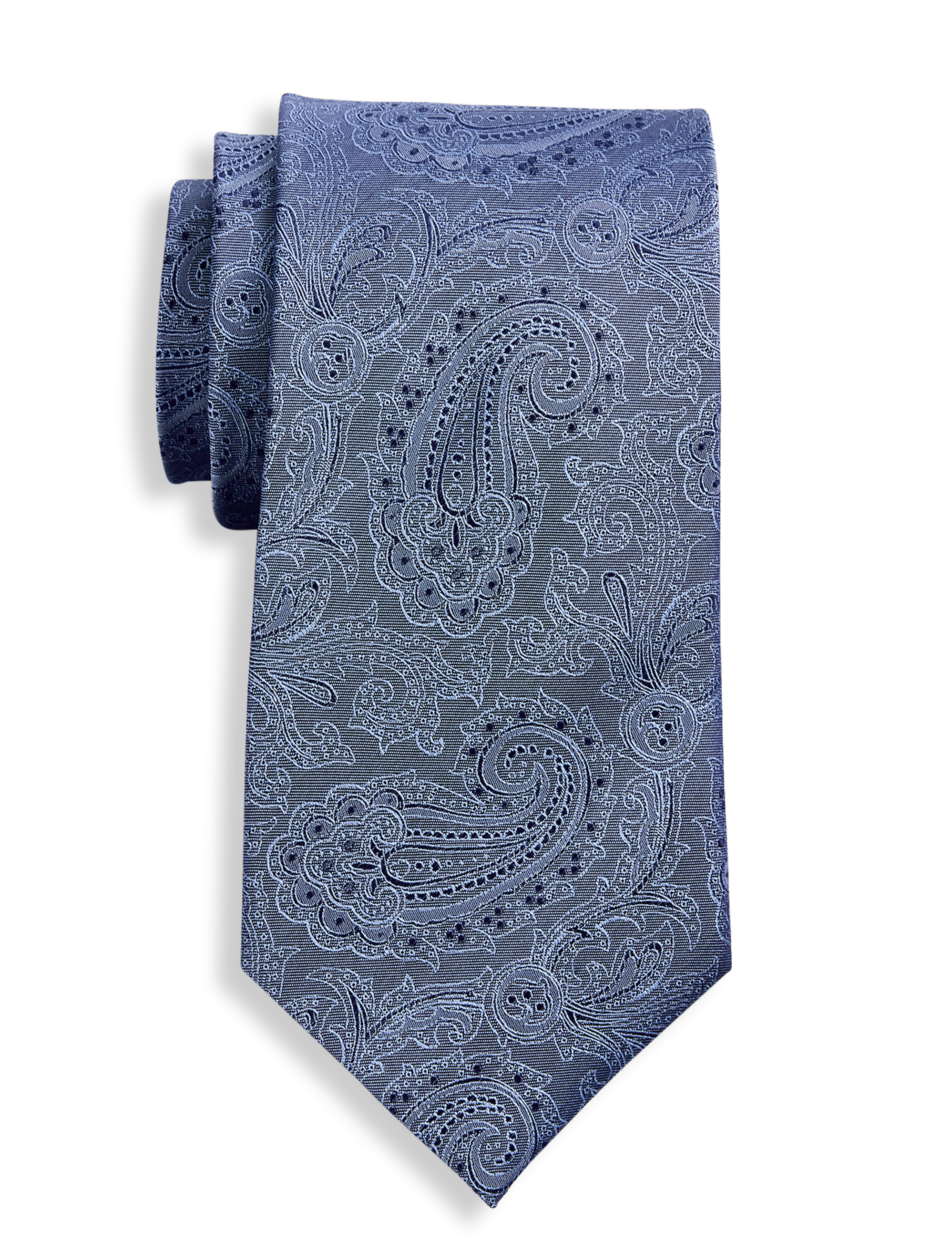 Big + Tall | Oak Hill Premium Tonal Paisley Silk Tie | DXL