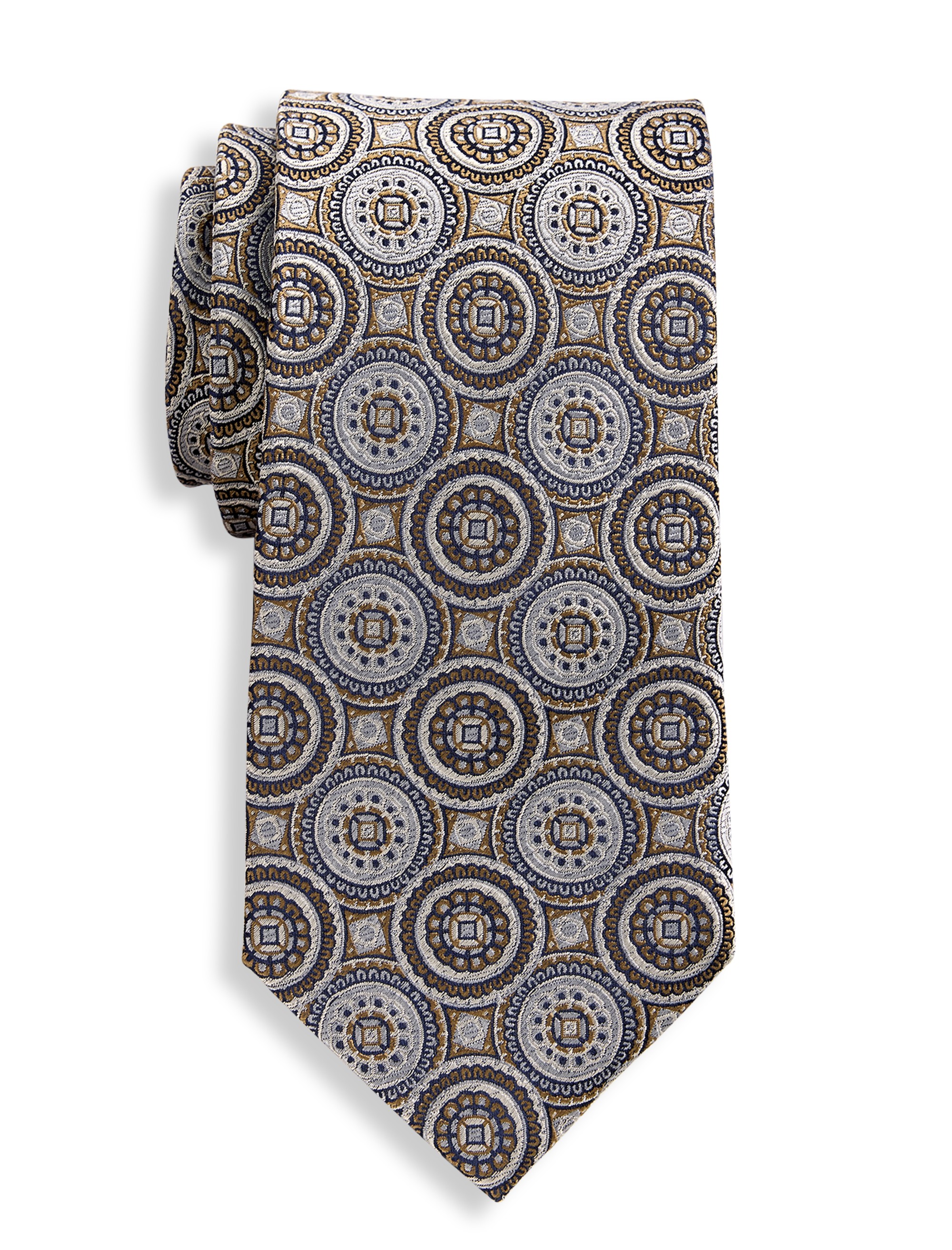 Circular Medallion Tie