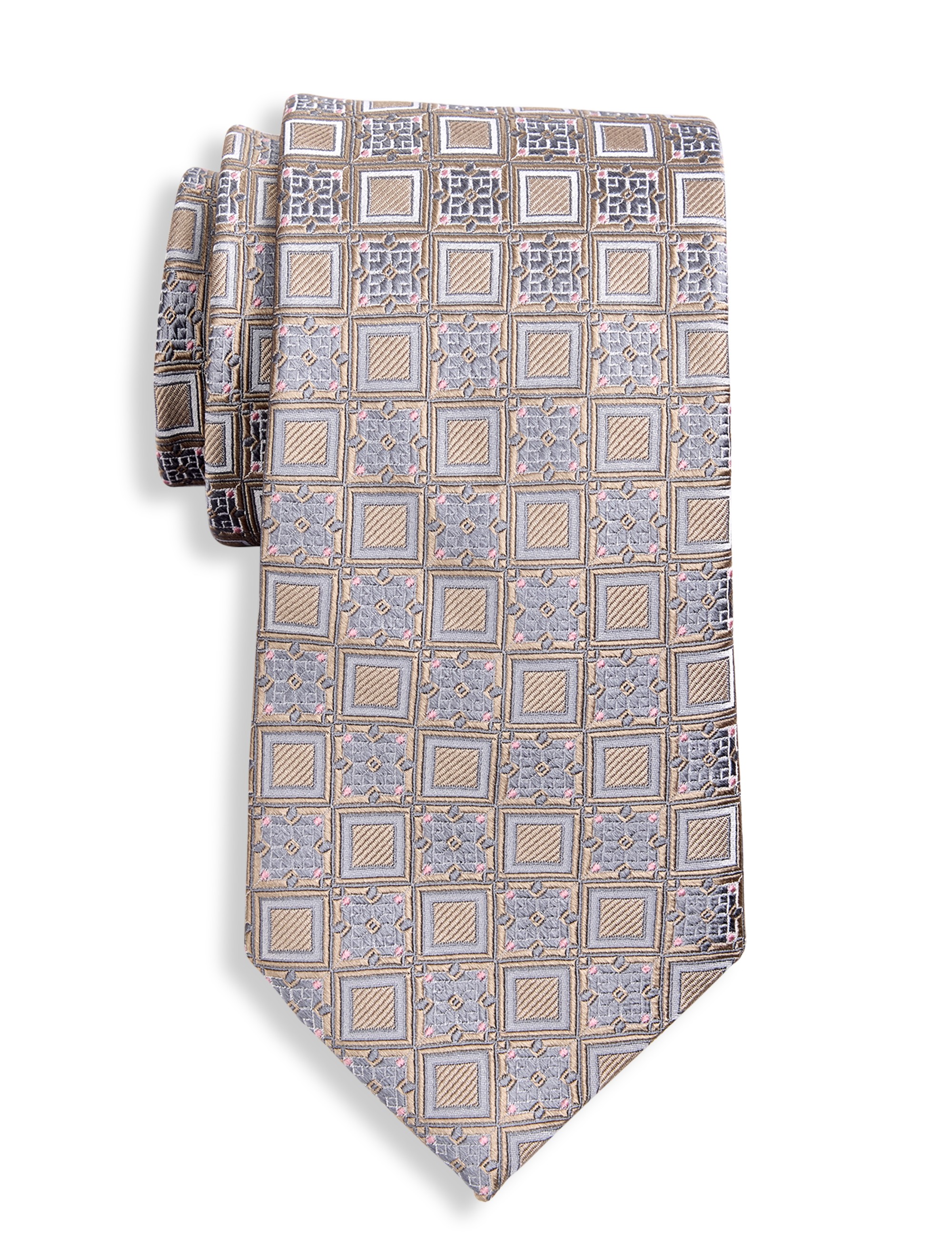 Small Square Silk Tie