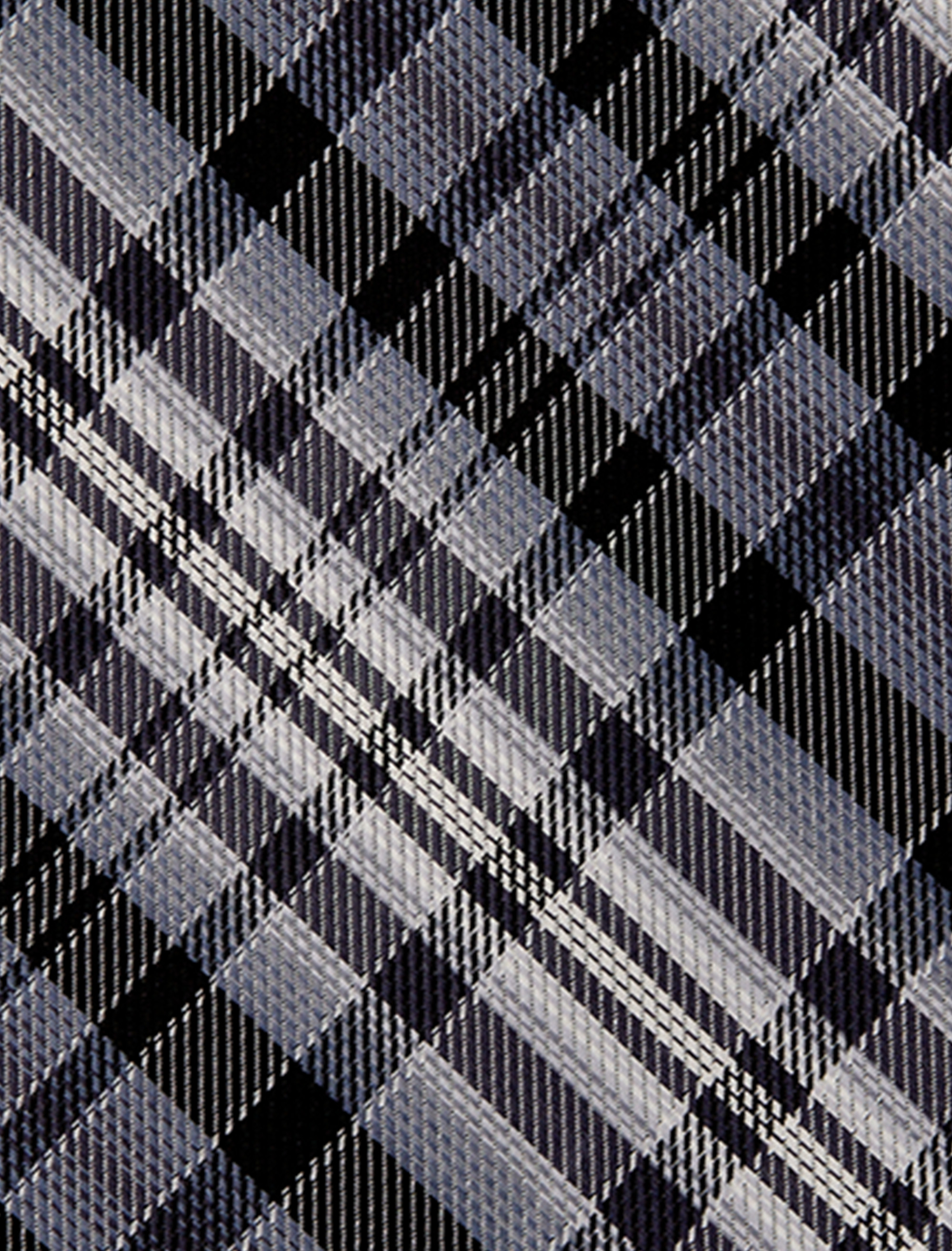 Abstract Plaid Tie