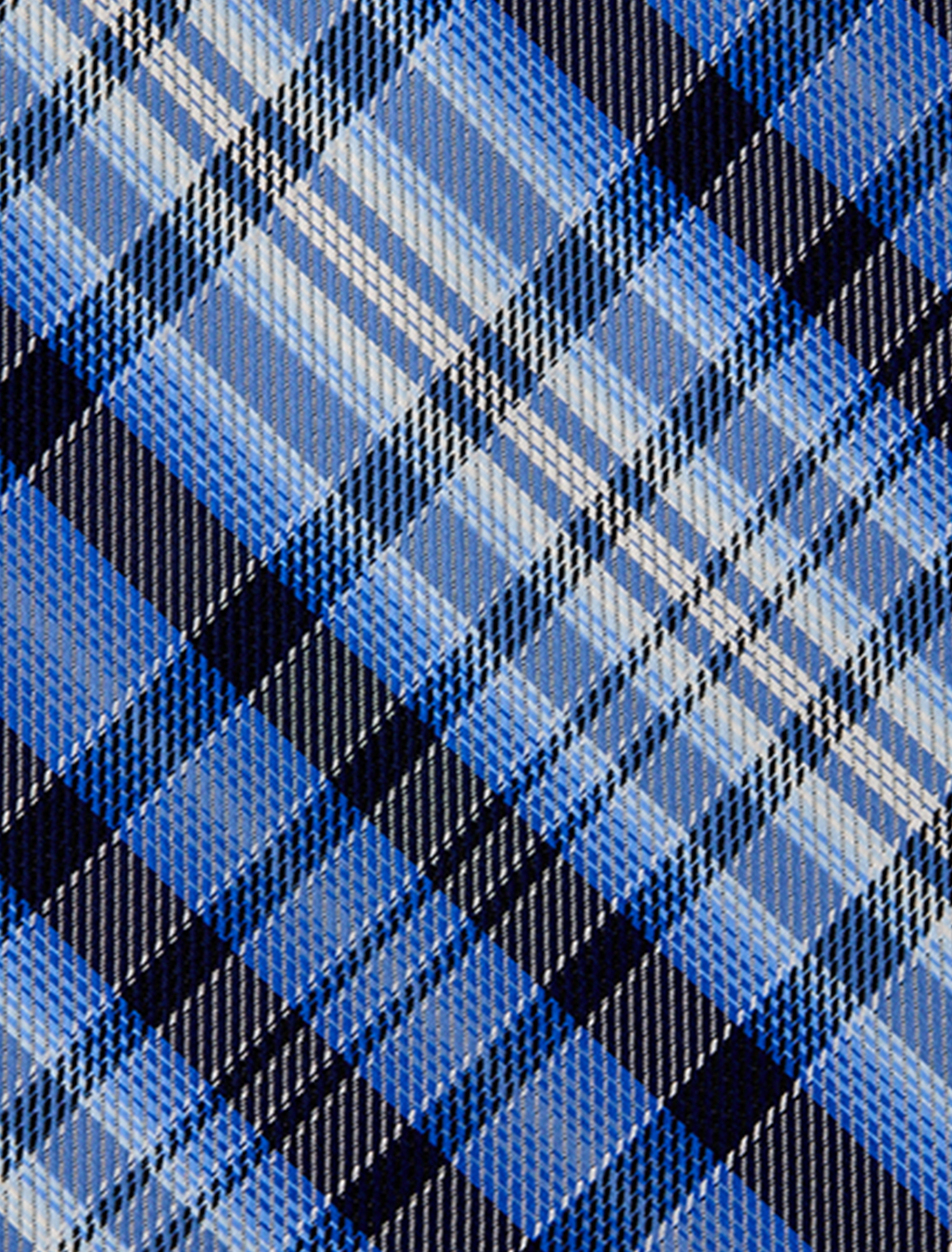Abstract Plaid Tie