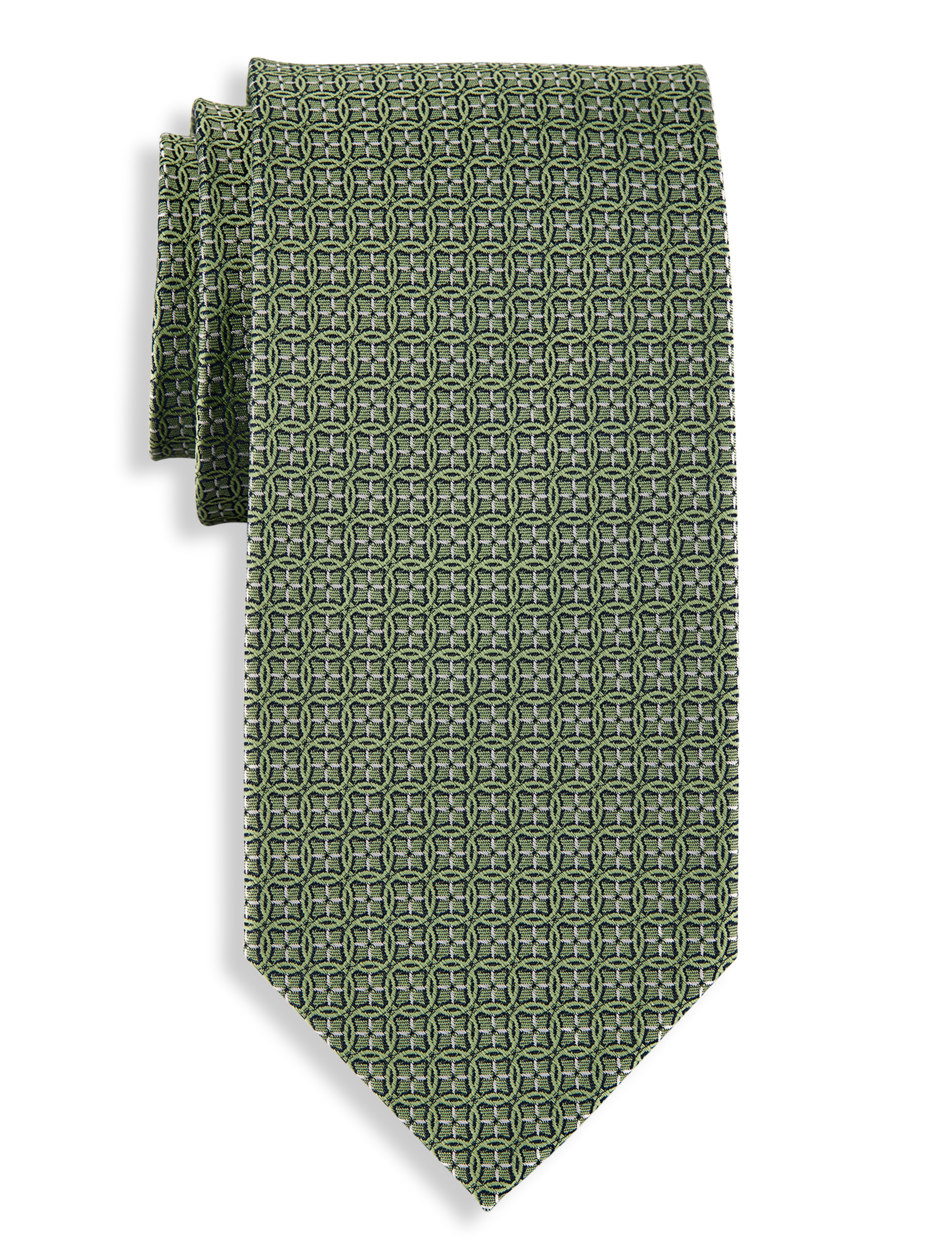 Interlocking Geometric Tie